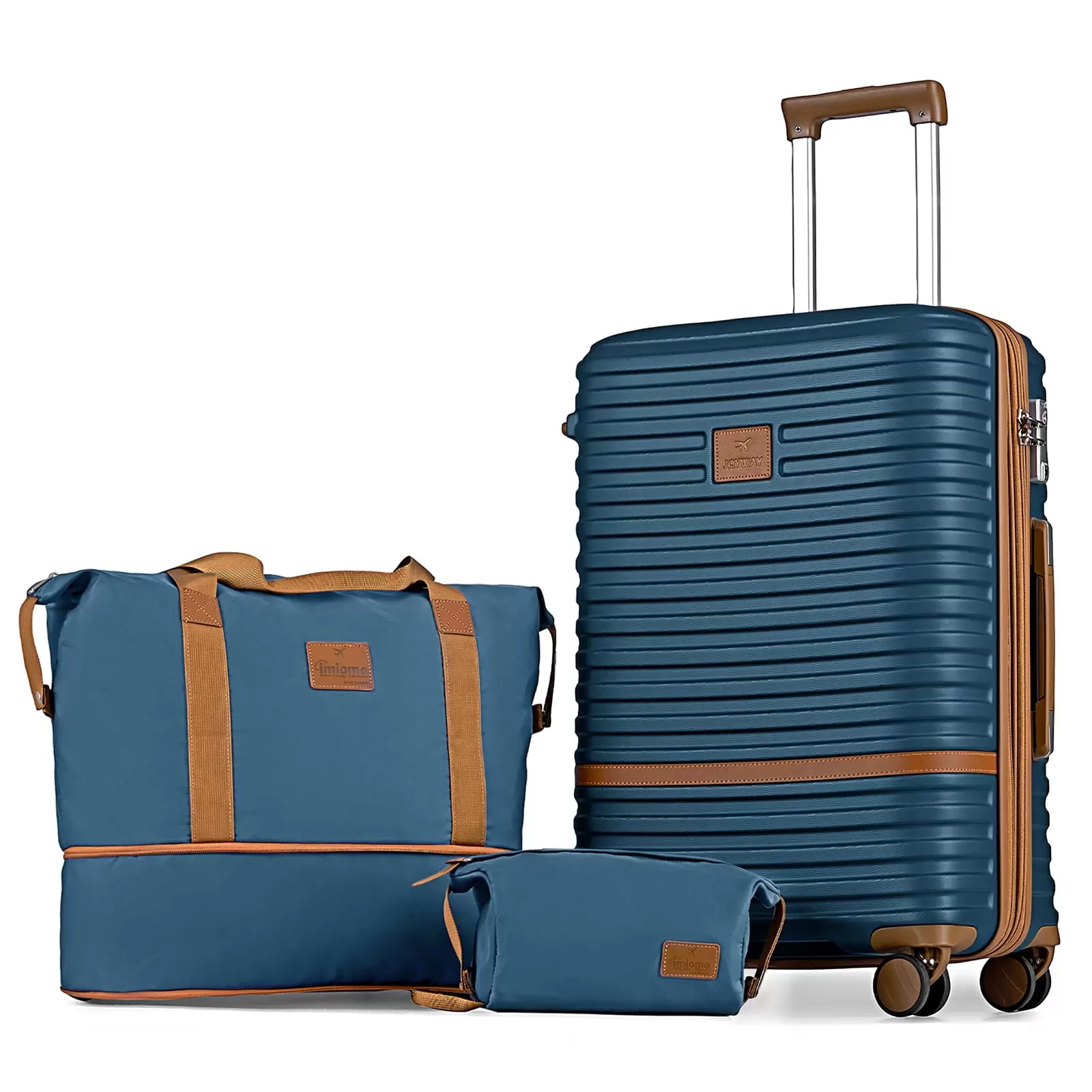 Joyway 24 Expandable Checked Luggage with Spinner Wheels .Hardshell Lightweight 3PCS Luggage Set with TSA Lock