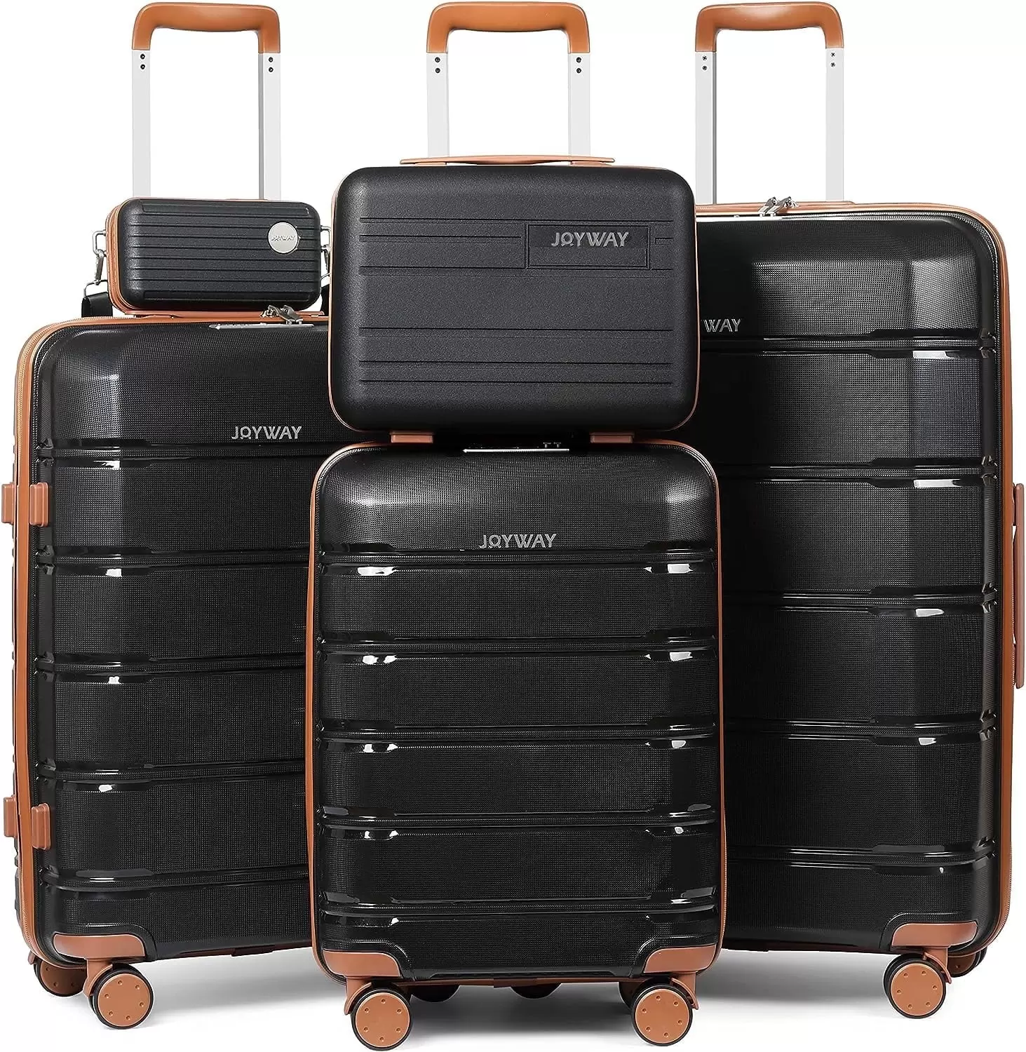 Joyway - 5 Luggage Sets PP Hardside Spinner Luggage - (20. 24. 28)