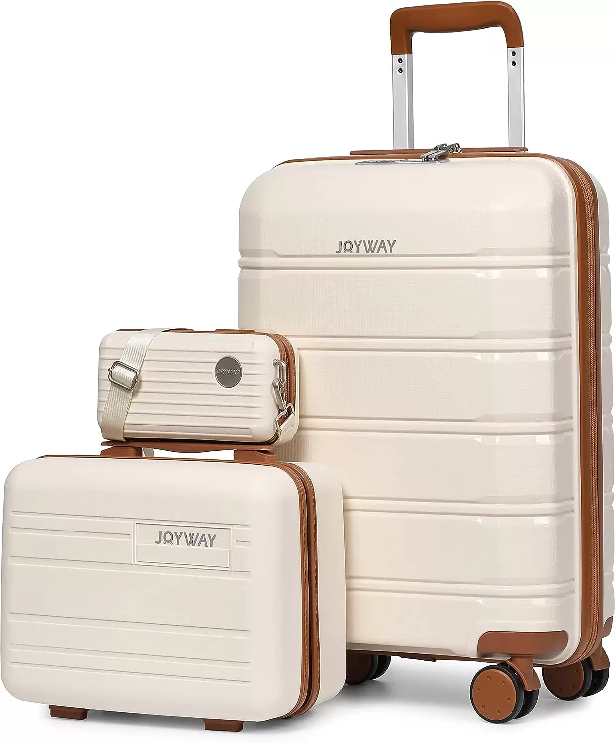 Joyway Carry-on Luggage 20 Lightweight Polypropylene Luggage. Hardshell Suitcase with Swivel Wheels