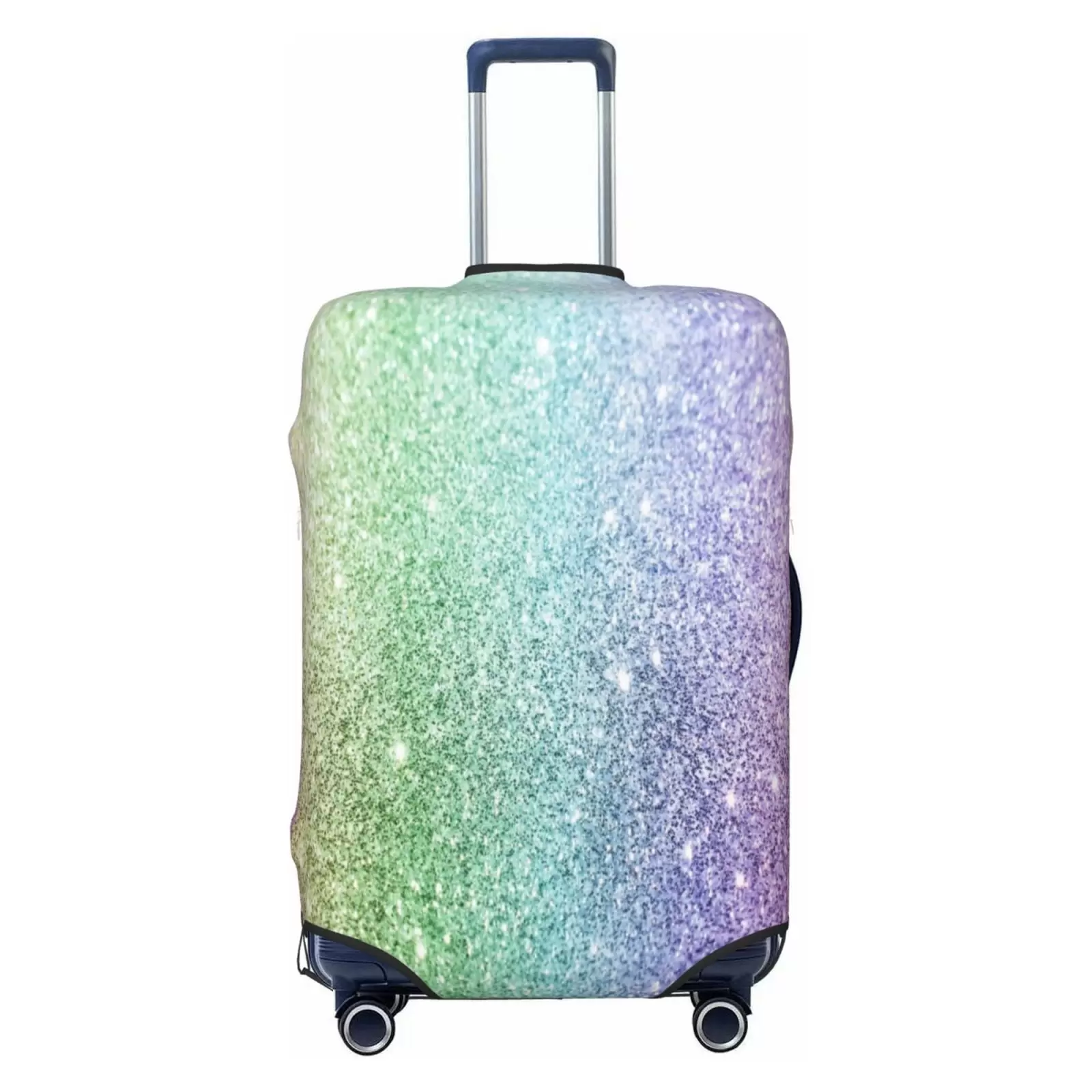 Junzan Beautiful Glitter Print Washable Luggage Cover - Fashion Suitcase Protector Fits 18-32 Inch Luggage