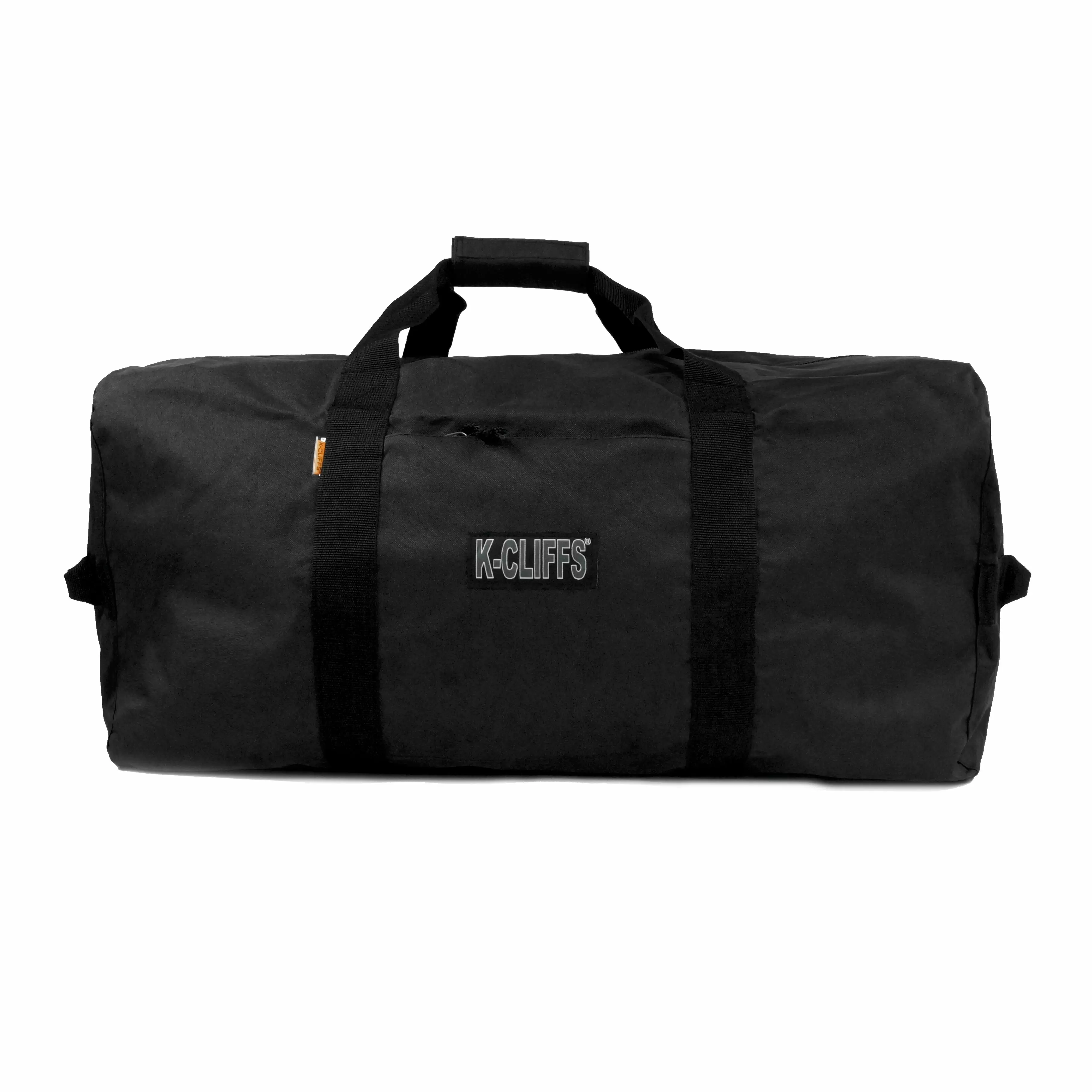 K-Cliffs Heavy Duty Large Square Cargo Duffel Jumbo Gear Bag Big Equipment Bag Sport Duffel 42in Oversized Travel Bag Huge Rack Bag Black