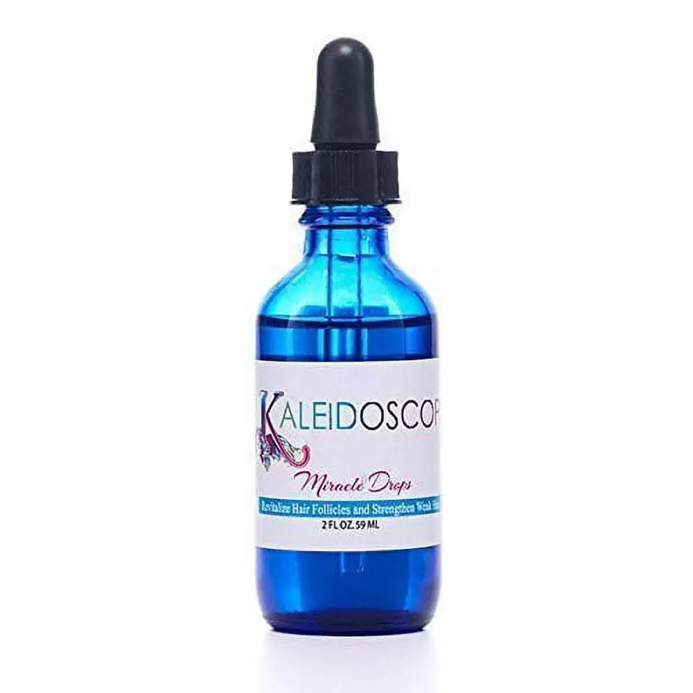 KALEIDOSCOPE MIRACLE DROPS Tea Tree Leaf. Peppermint & Aloe Hair Oil. 2 fl oz. Travel Size