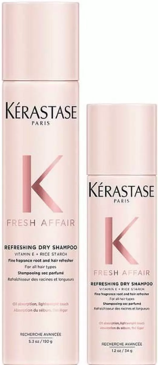 KERASTASE Fresh Affair Set Duo (Refreshing Dry Shampoo 5.3 oz. and travel size 1.2 oz)