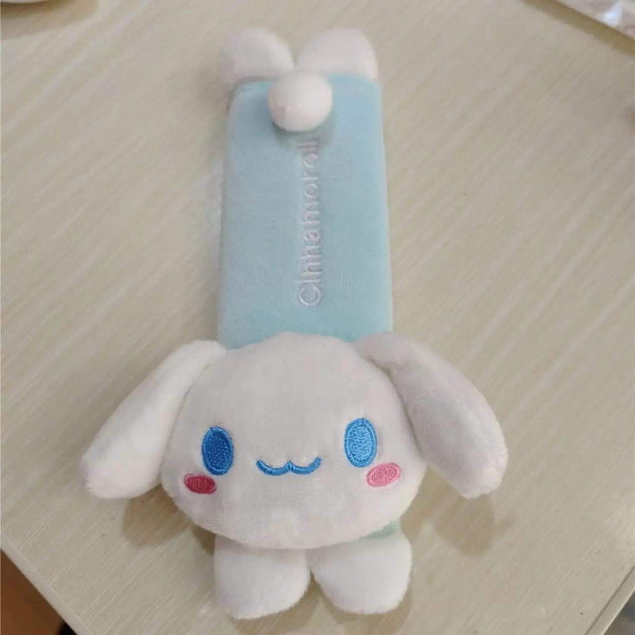 Kawaii Sanrio Cartoon Cinnamoroll Car Headrest Neck Pillow Seat Belt Shoulder Guard Anime Car Accessories