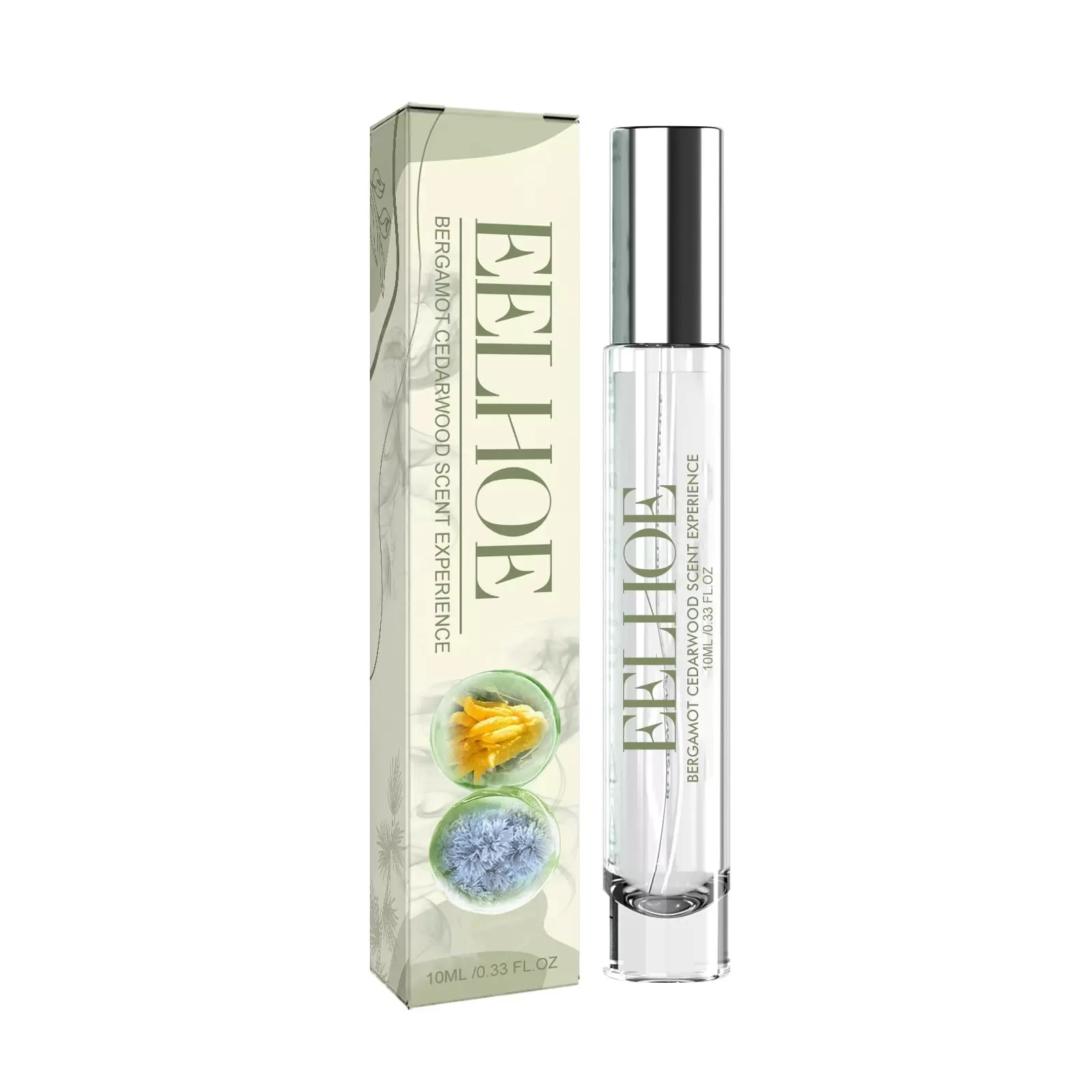 Kehuo Eau Toilette with Peony and Lychee Practical Mini Perfume Ideal for on The Glass Bottle 10ml. Beauty & Personal Care