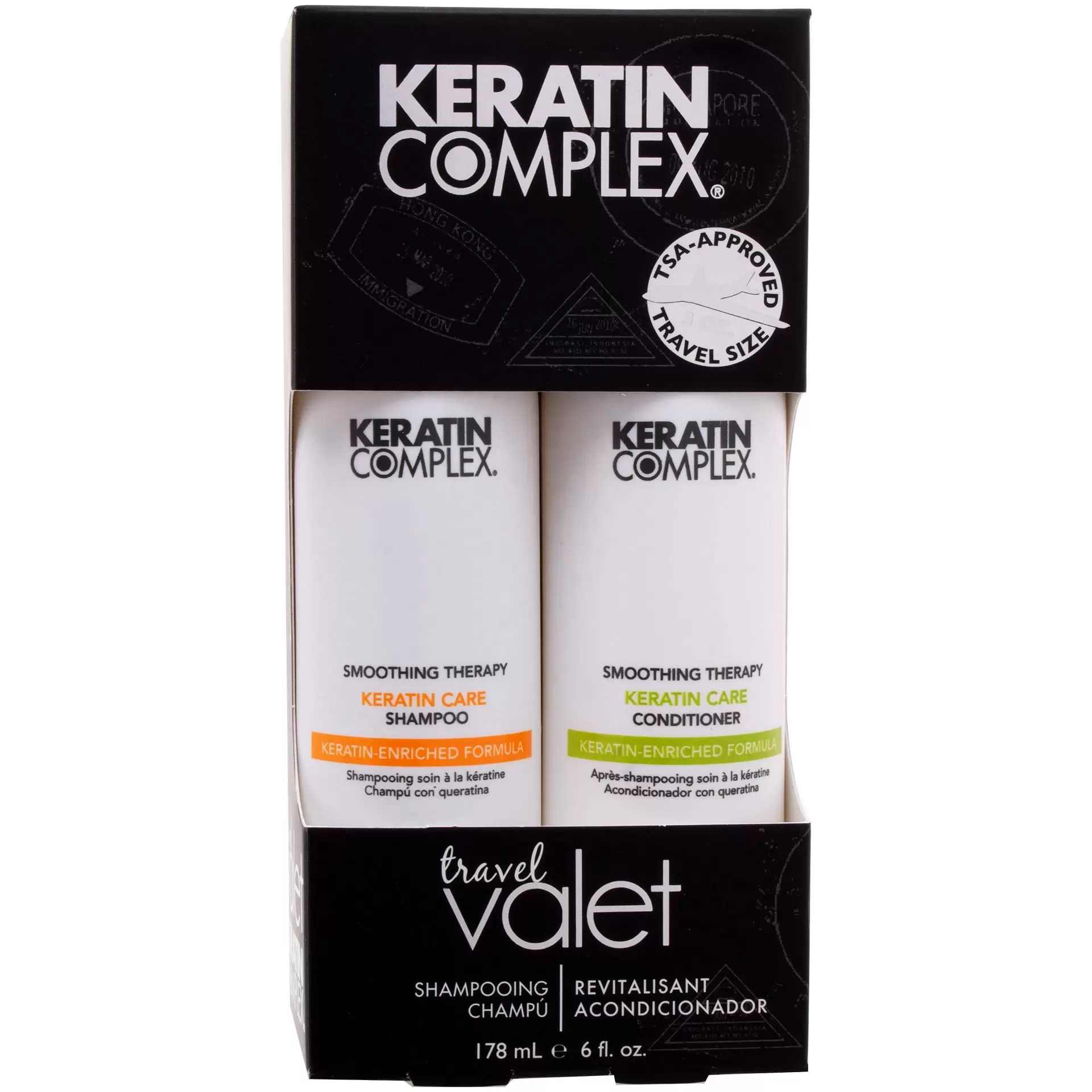 Keratin Complex Keratin Care Wash and Rinser 3 oz Travel Set