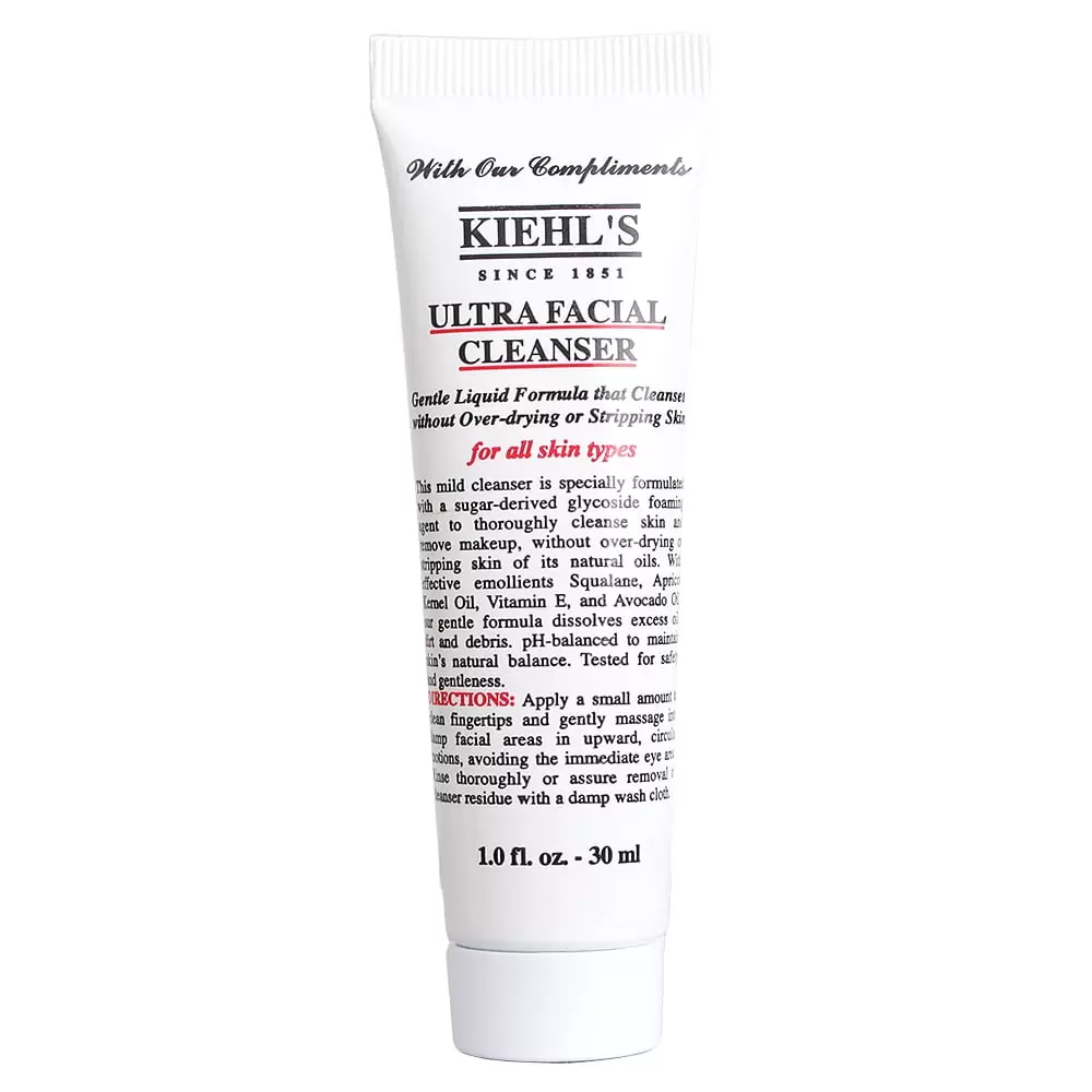 Kiehl's Ultra Facial Cleanser for All Skin Types. Travel Size 1oz/30ml