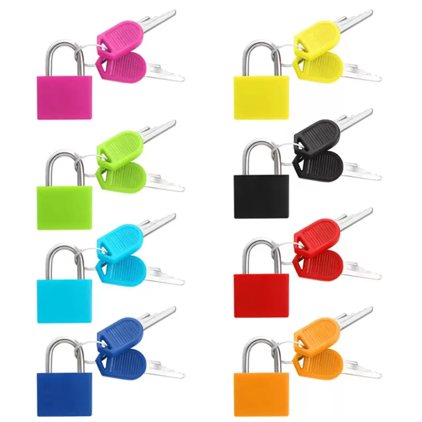 Kitchen Faucets Knowbie 8 Pcs Luggage Locks With Keys Locker Lock Small Padlocks Suitcase Metal Keyed Padlock For School Gym Tools Red