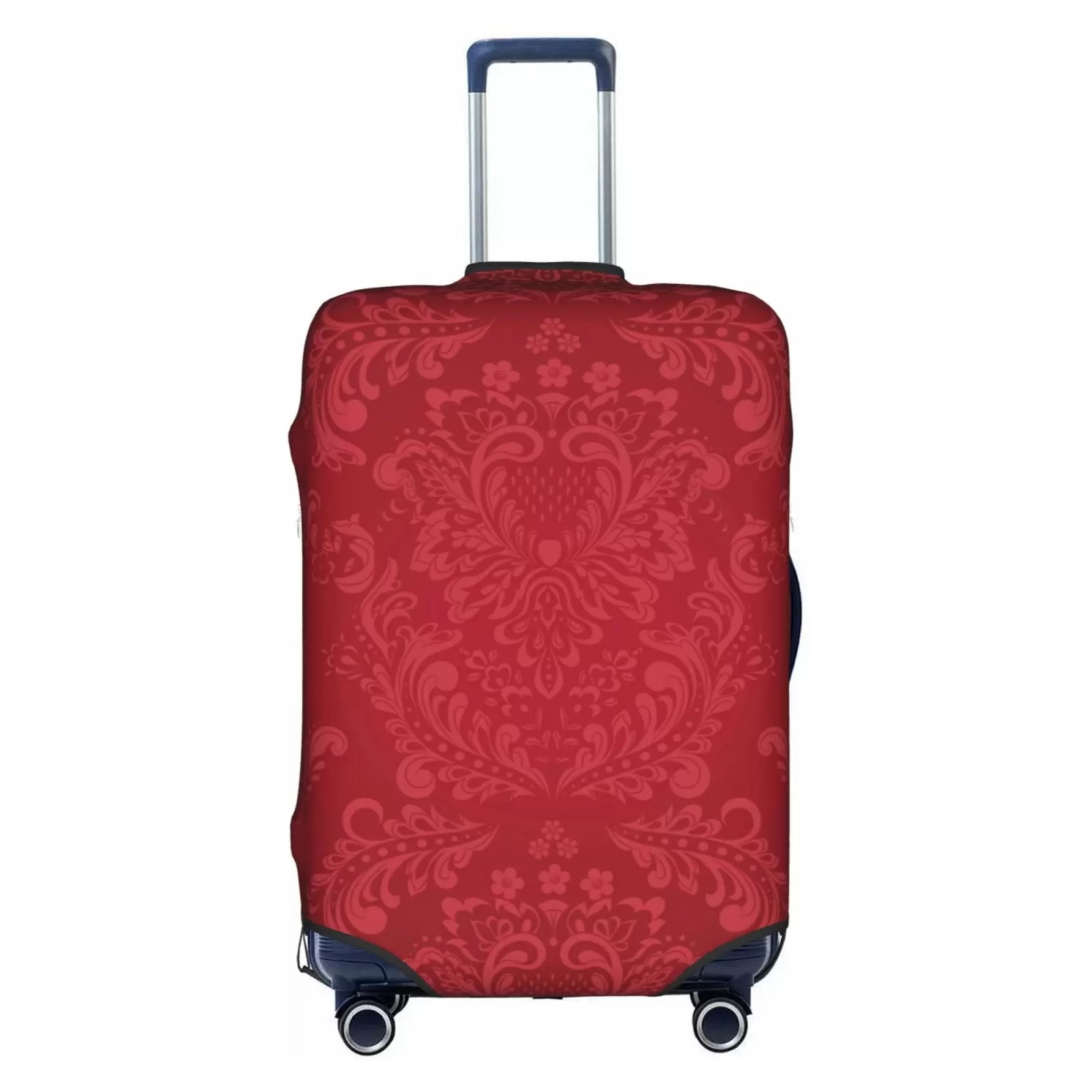 Kll Vintage Burgundy Luggage Cover Suitcase Cover Suitcase Protector-Small