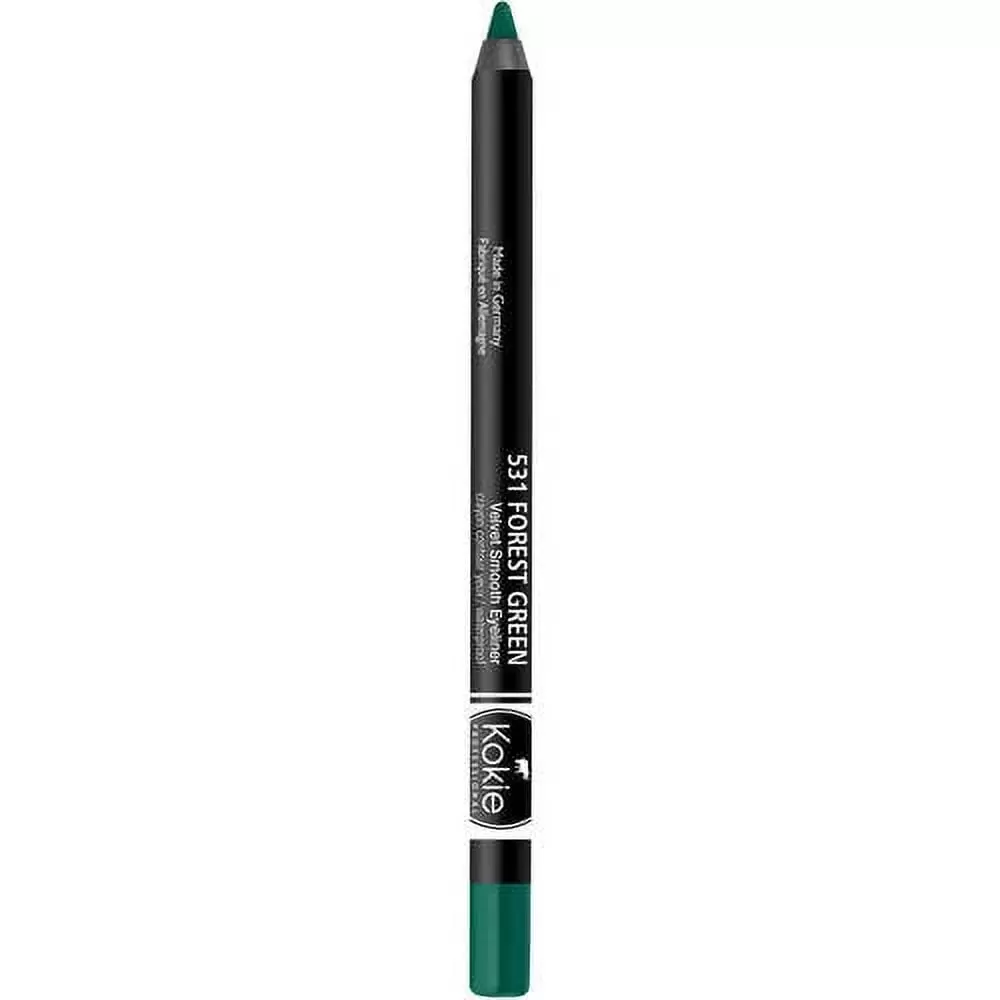 Kokie Professional Velvet Smooth Eyeliner. Forest Green. 0.04 oz