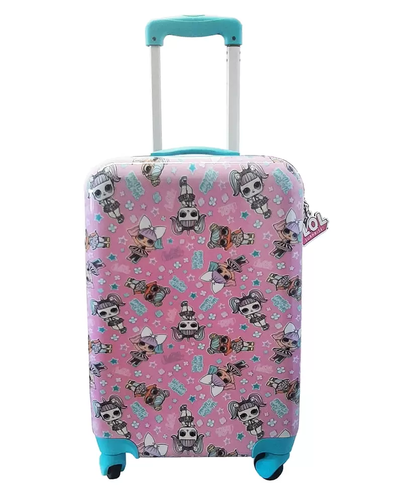 L O L Surprise! 21 inch Kids Rolling Luggage. Hardside Carry-on Suitcase with Wheels for Kids