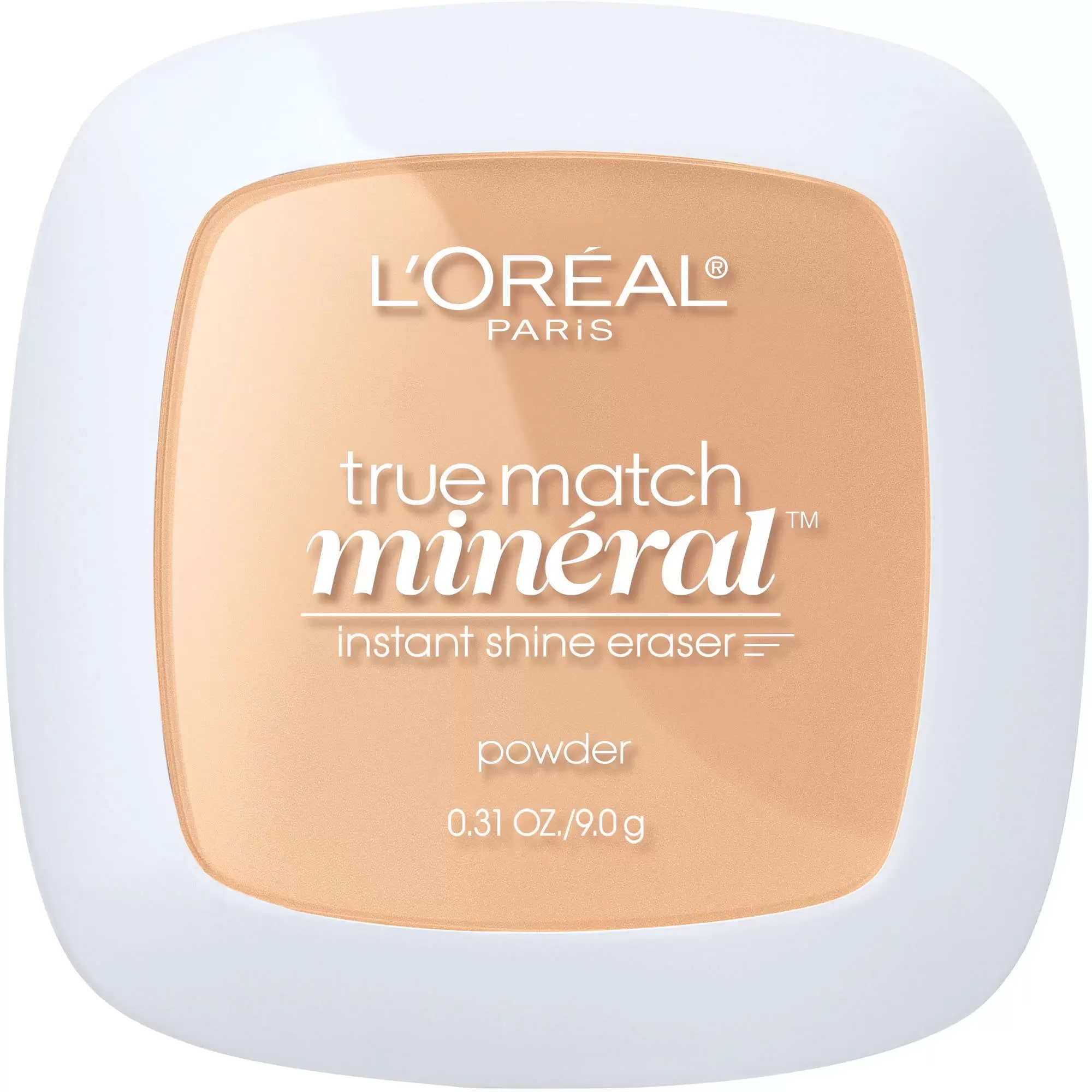 L'Or??al Paris True Match Mineral Instant Shine Eraser Pressed Powder. 406 Nude Beige. .31 Oz.