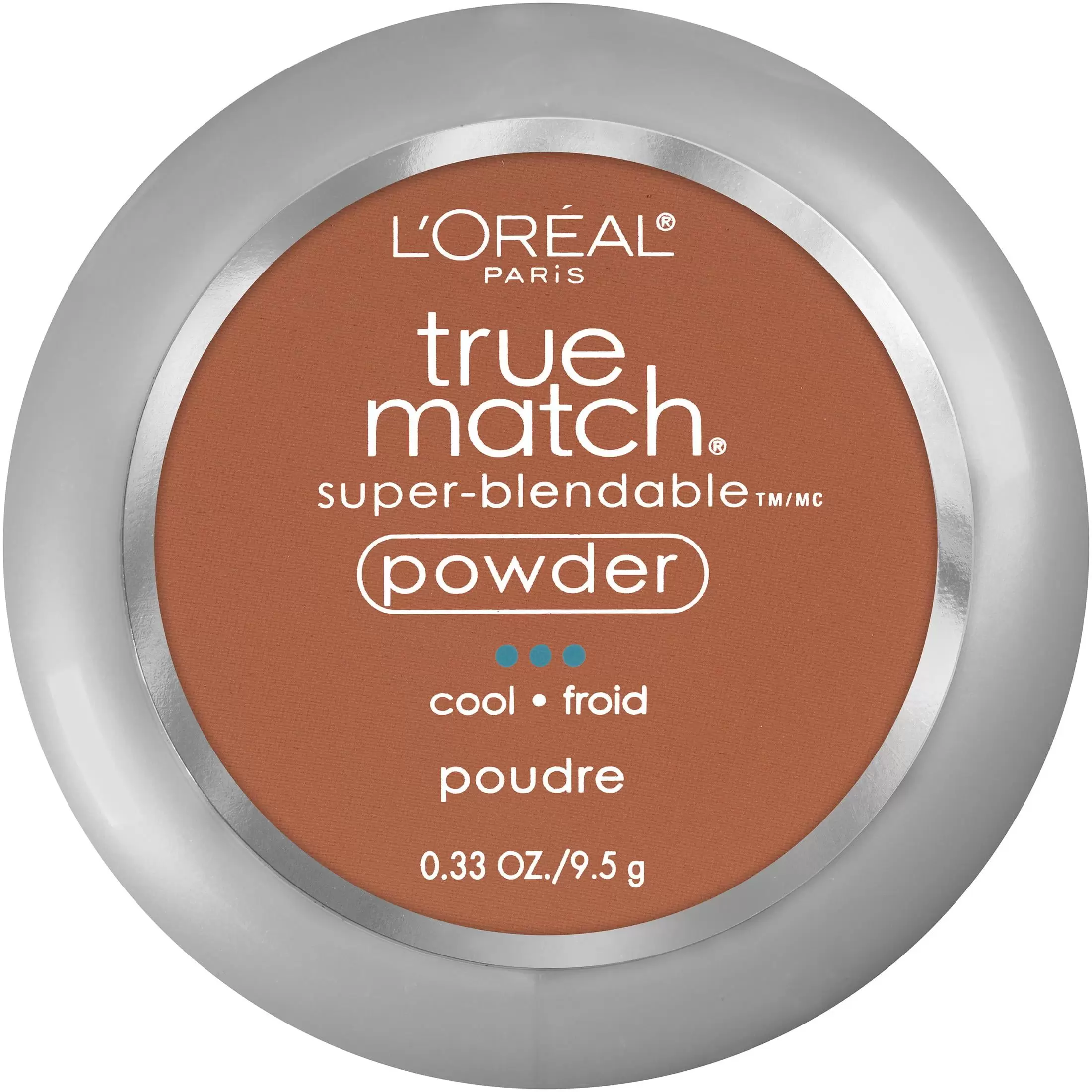 L'Oreal Paris True Match Super Blendable Oil Free Makeup Powder. Nut Brown. 0.33 oz