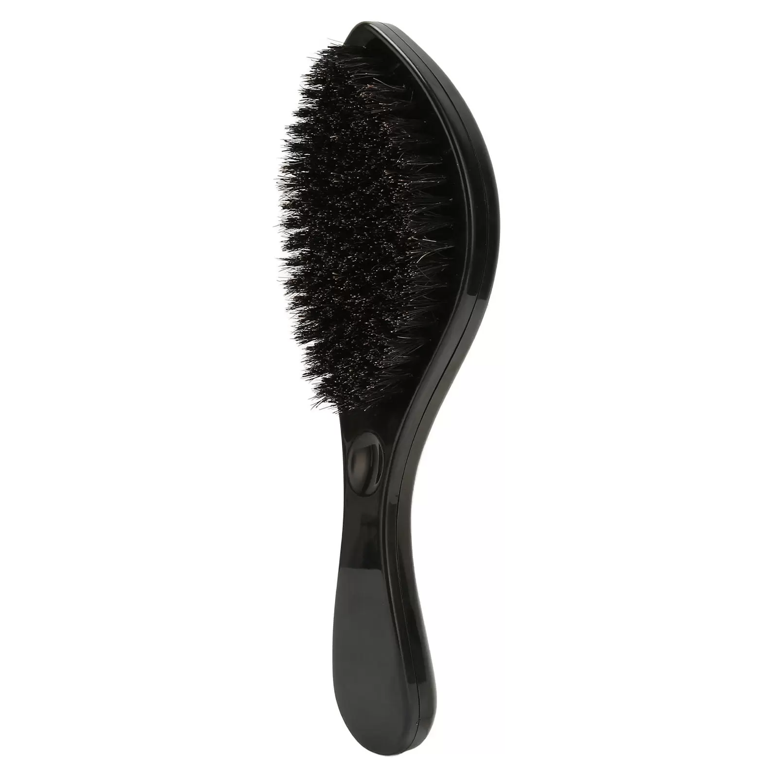 LIZEALUCKY Boar Bristle Hair Brush for Women.Men.Rounded Comb Teeth Comfortable Handle Portable Hair Beard Brush for Home Barber Shop Travelling