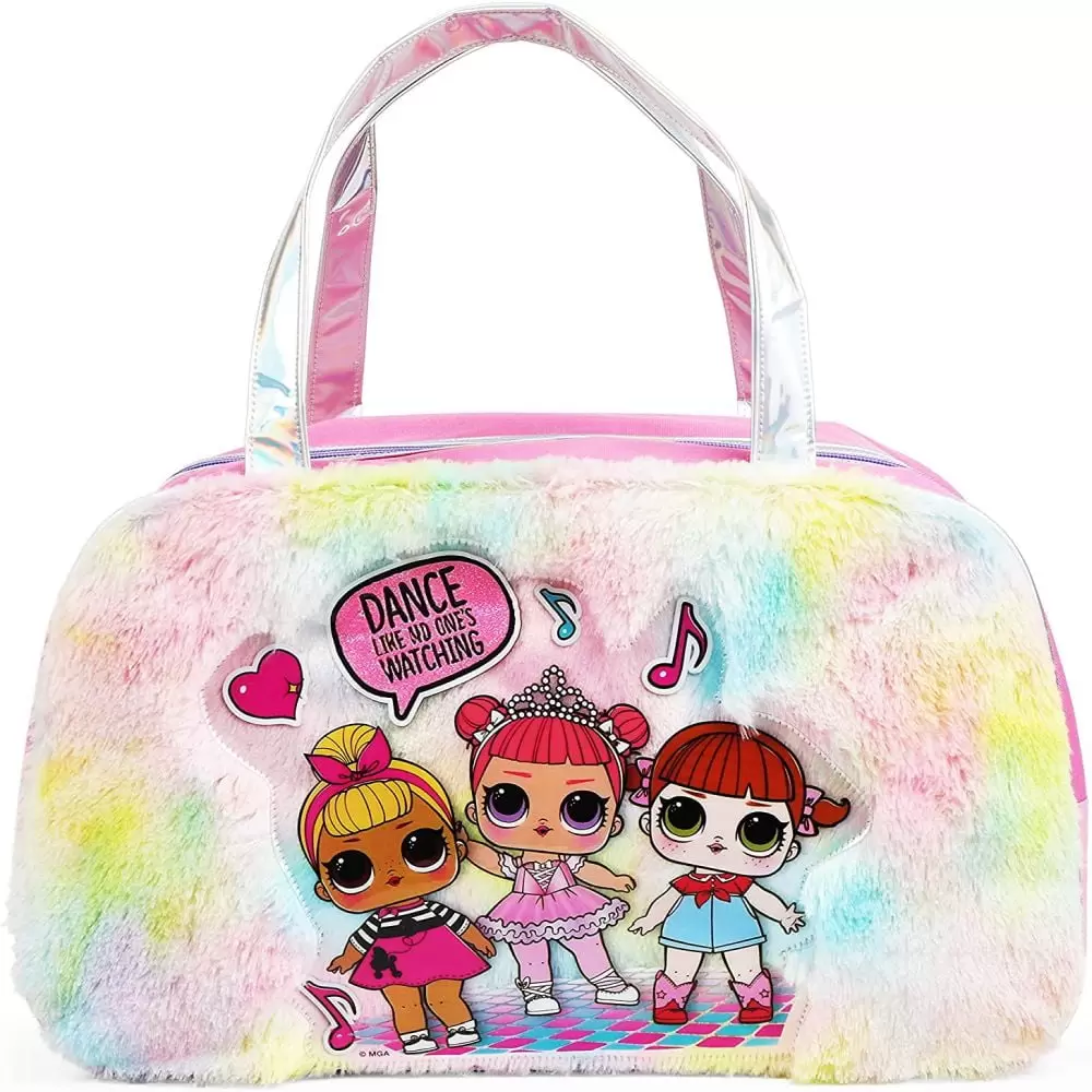 LOL Surprise Girls Duffle Bag Dance Travel and Gymnastics Tote Bag 18 inch