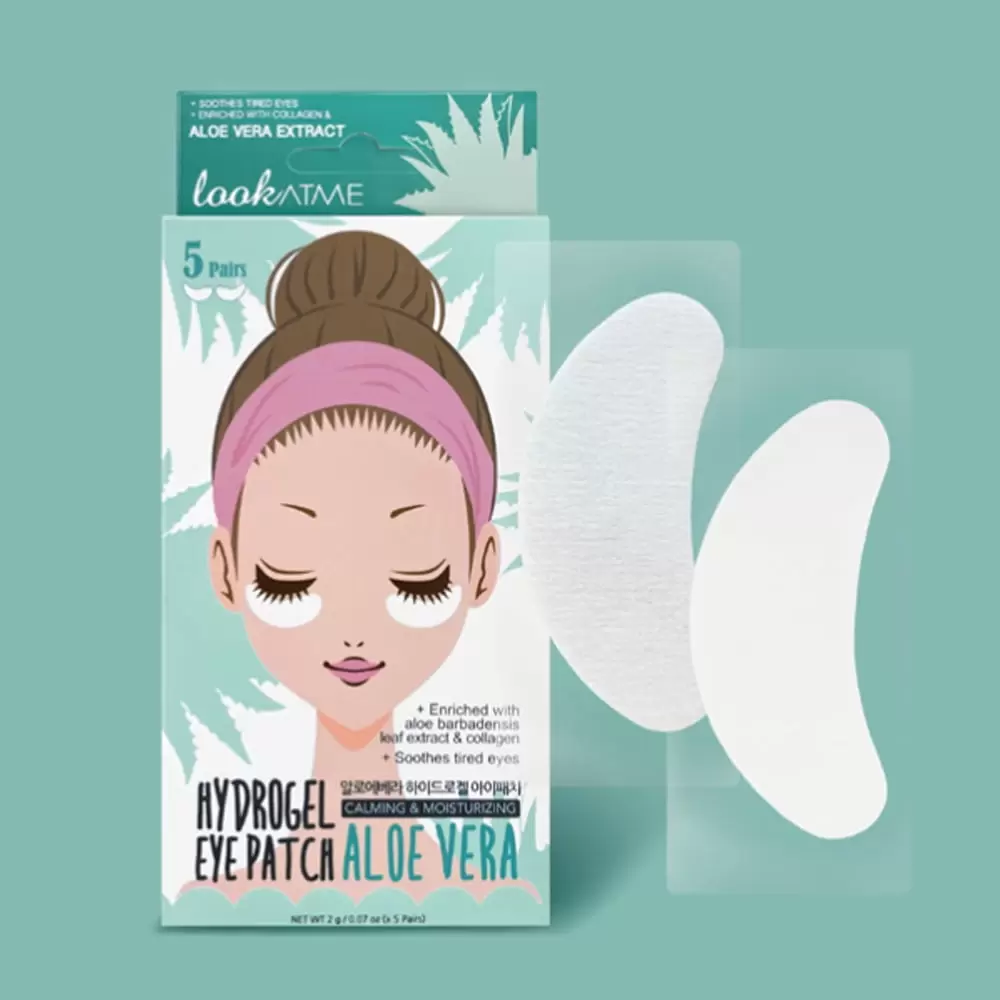 LOOK AT ME Hydrogel Eye Patches (5 pairs): Aloe Vera