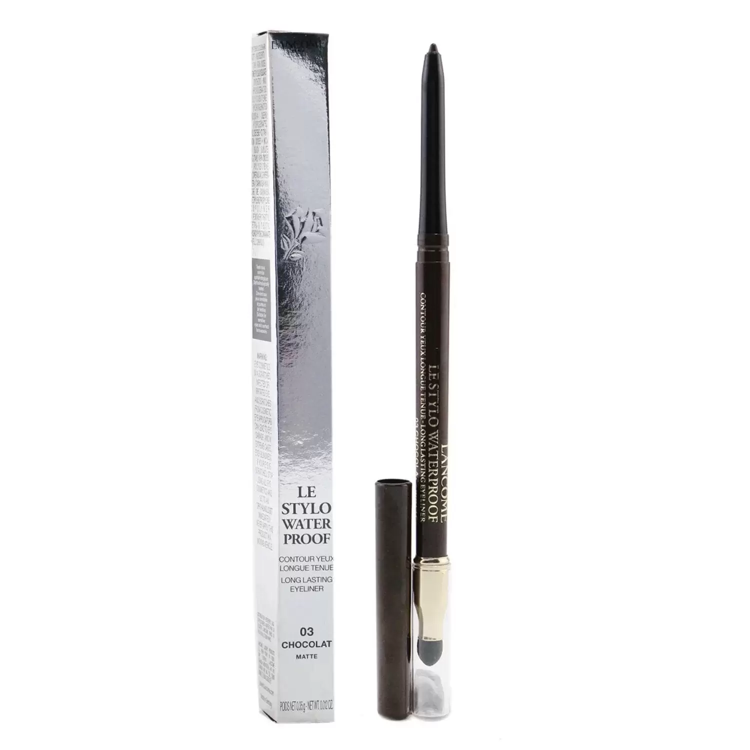 Lancome Le Stylo Waterproof Eyeliner Pencil 03-Chocolat Matte 0.35g/0.012oz