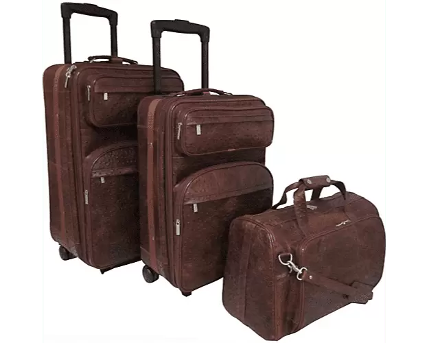 Leather Three Piece Set Traveler