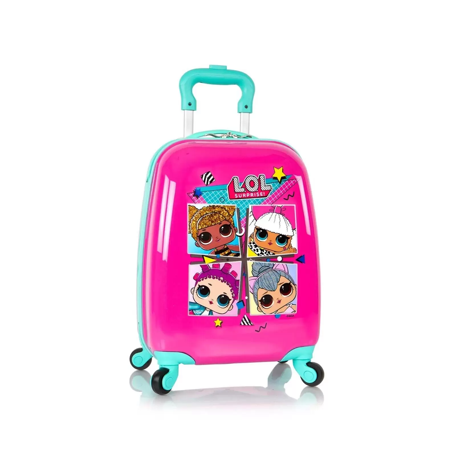 Lol Surprise Kids Hard-side Luggage - 18 Inch Spinner Rolling Suitcase Travel Trolley for Kids