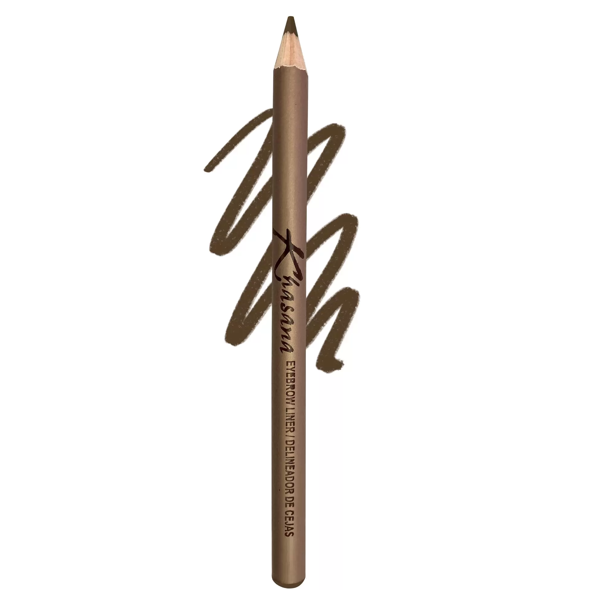 Long-Lasting Waterproof Eyebrow Liner. Makeup Brow Definer Pencil for Perfect brows. Eye Makeup Smudge-proof. Longwearing with Smooth Creamy Tip #21 Brown