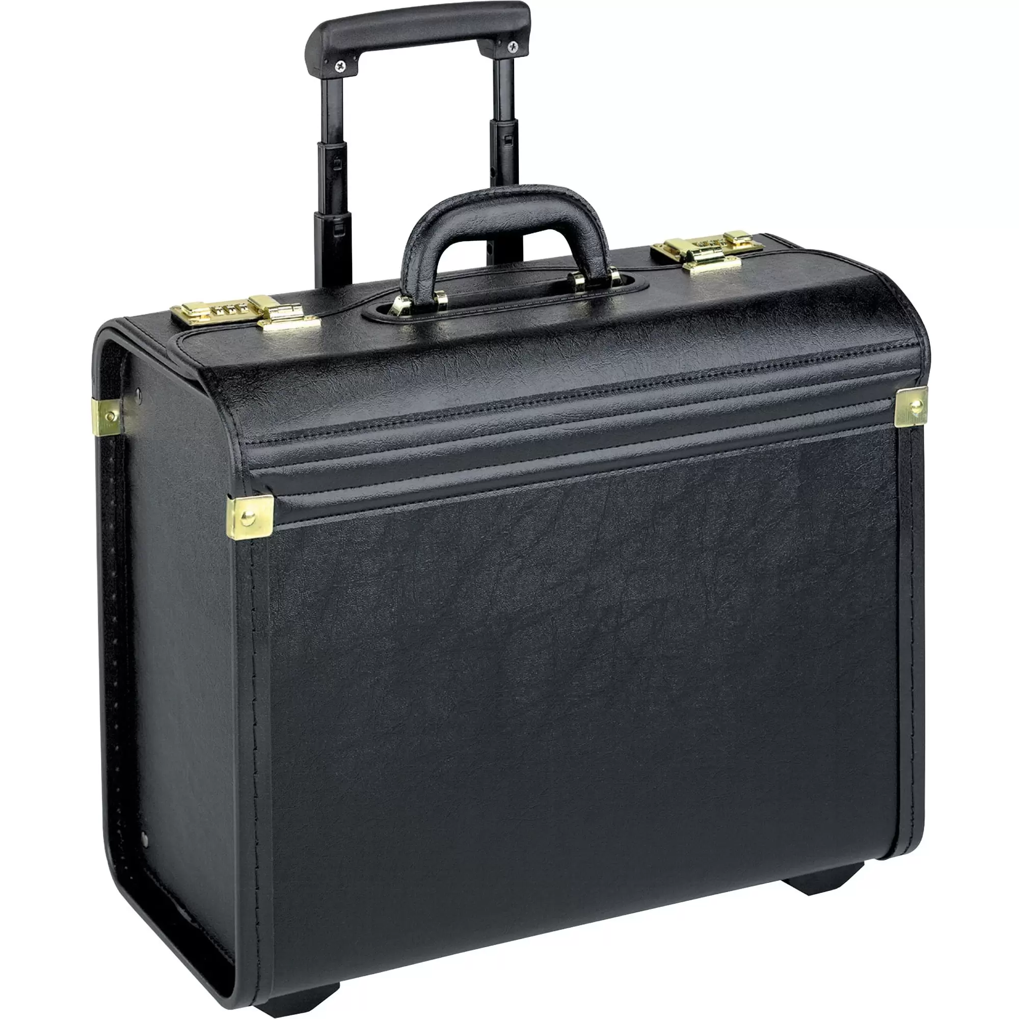 Lorell. LLR61613. Oversized Rolling Catalog Case. 1. Black