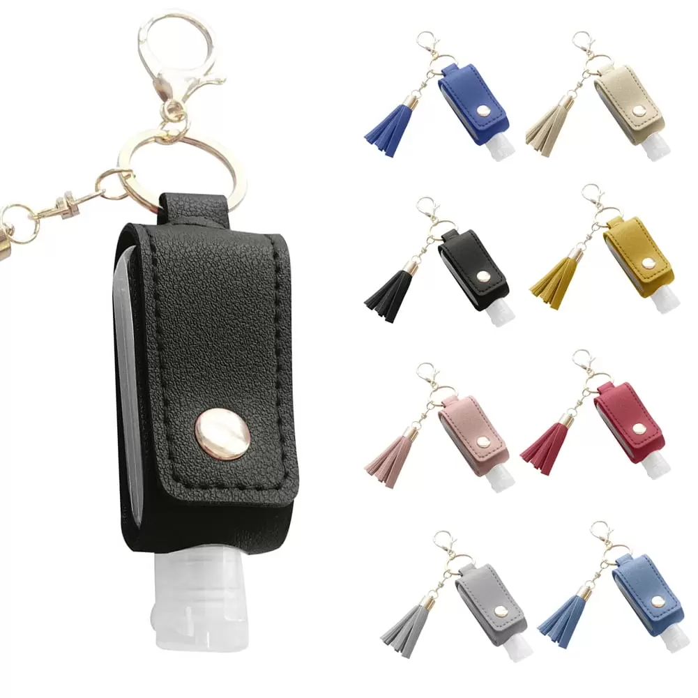 Ludlz 30ml Hand Sanitizer Holder keychain. . Refillable Containers hand sanitizer holder lanyards key chain