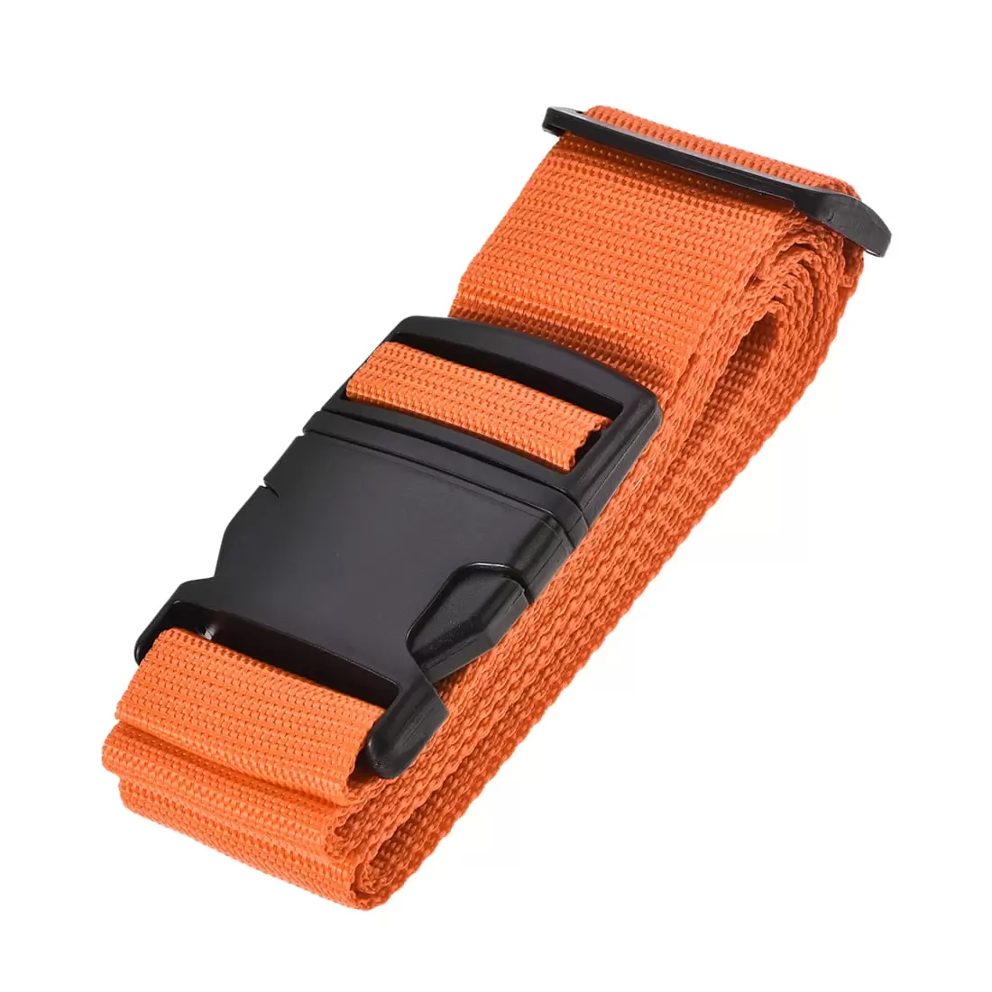 Luggage Strap Suitcase Belt with Buckle Label. 2Mx5cm Adjustable PP Travel Bag Packing Accessory Orange