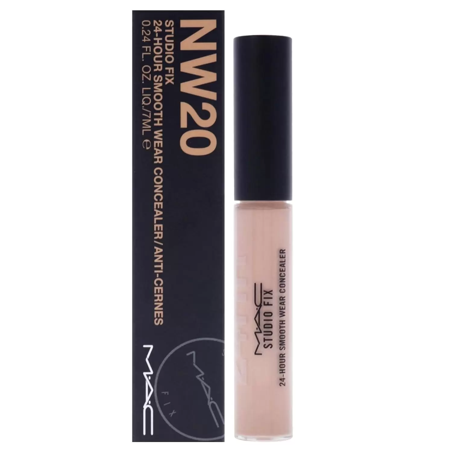 MAC Studio Fix 24 Hour Smooth Wear Concealer NW20 Rosy Beige 0.24 oz