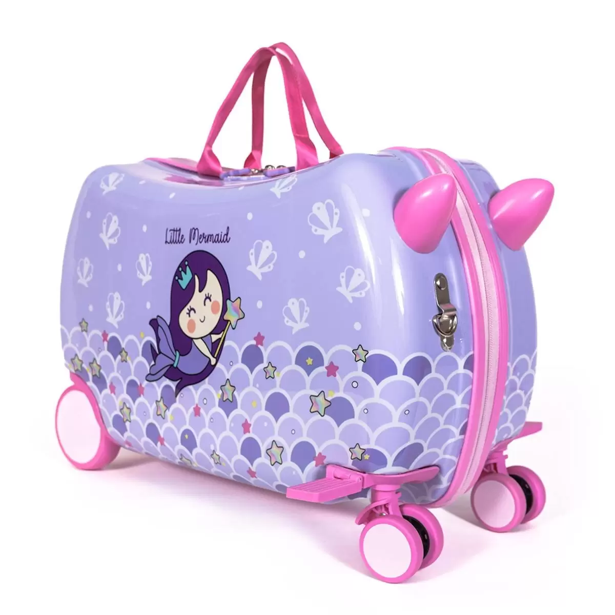 MILK&MOO Rideable Kids Suitcase Little Mermaid