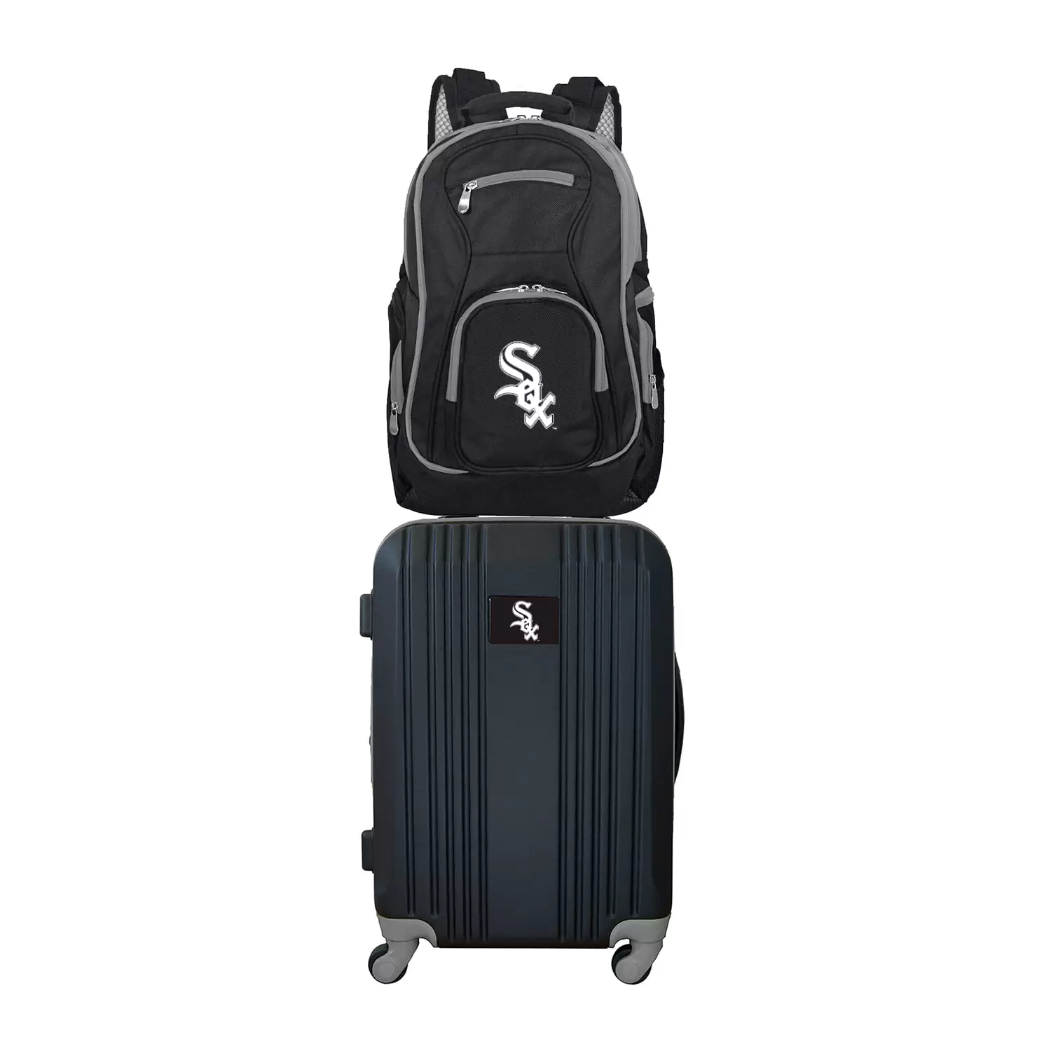 MLB Chicago White Sox 2-Piece Luggage and Backpack Set