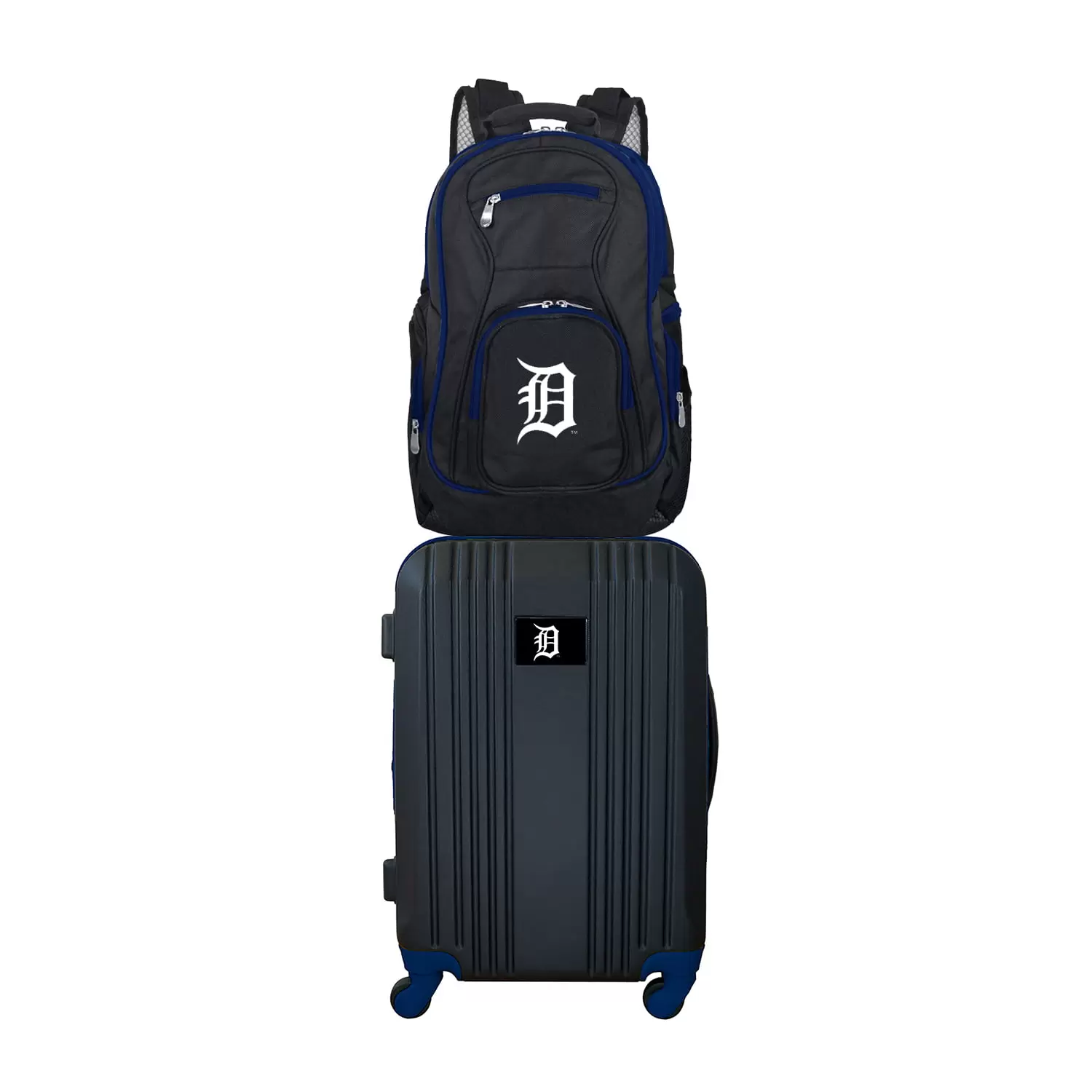 MLB Detroit Tigers 2-Piece Luggage and Backpack Set