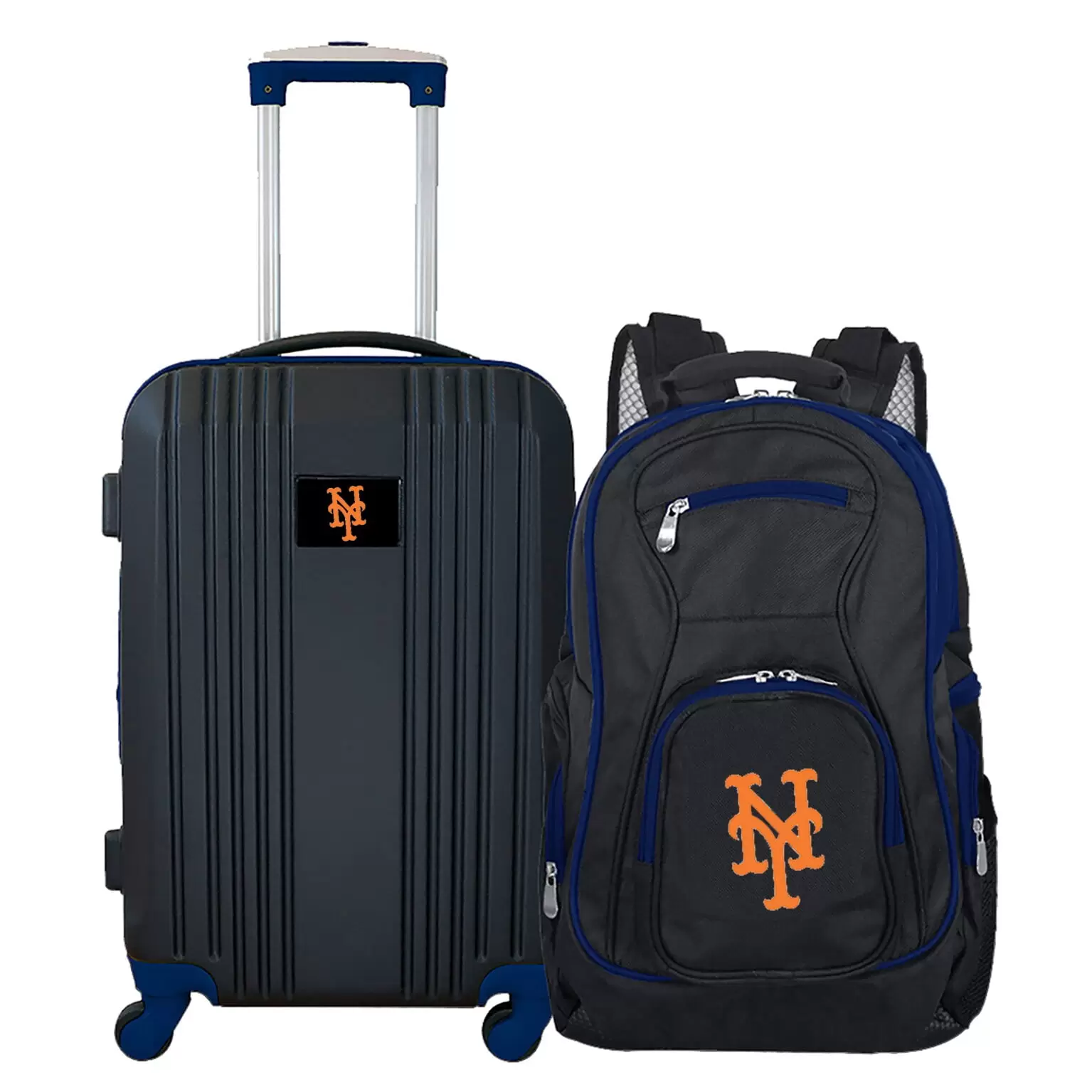 MLB New York Mets 2-Piece Luggage and Backpack Set