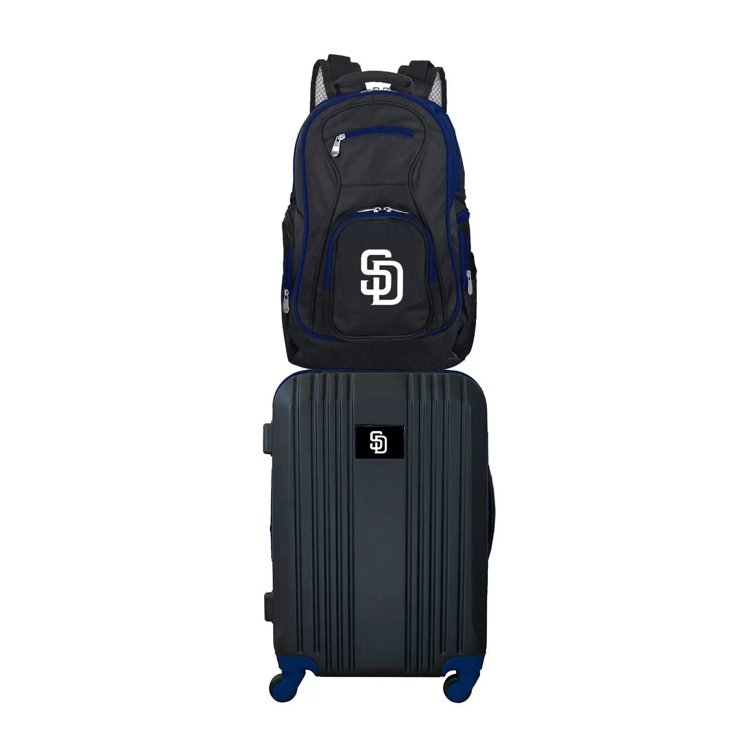 MLB San Diego Padres 2-Piece Luggage and Backpack Set