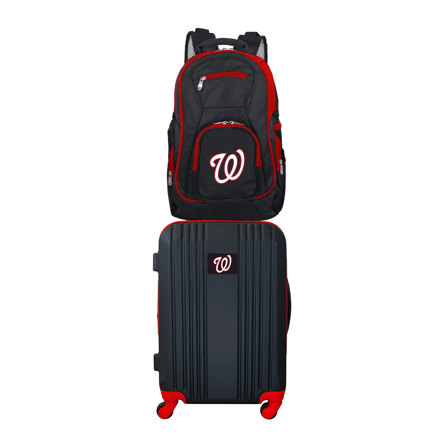 MLB Washington Nationals 2-Piece Luggage and Backpack Set