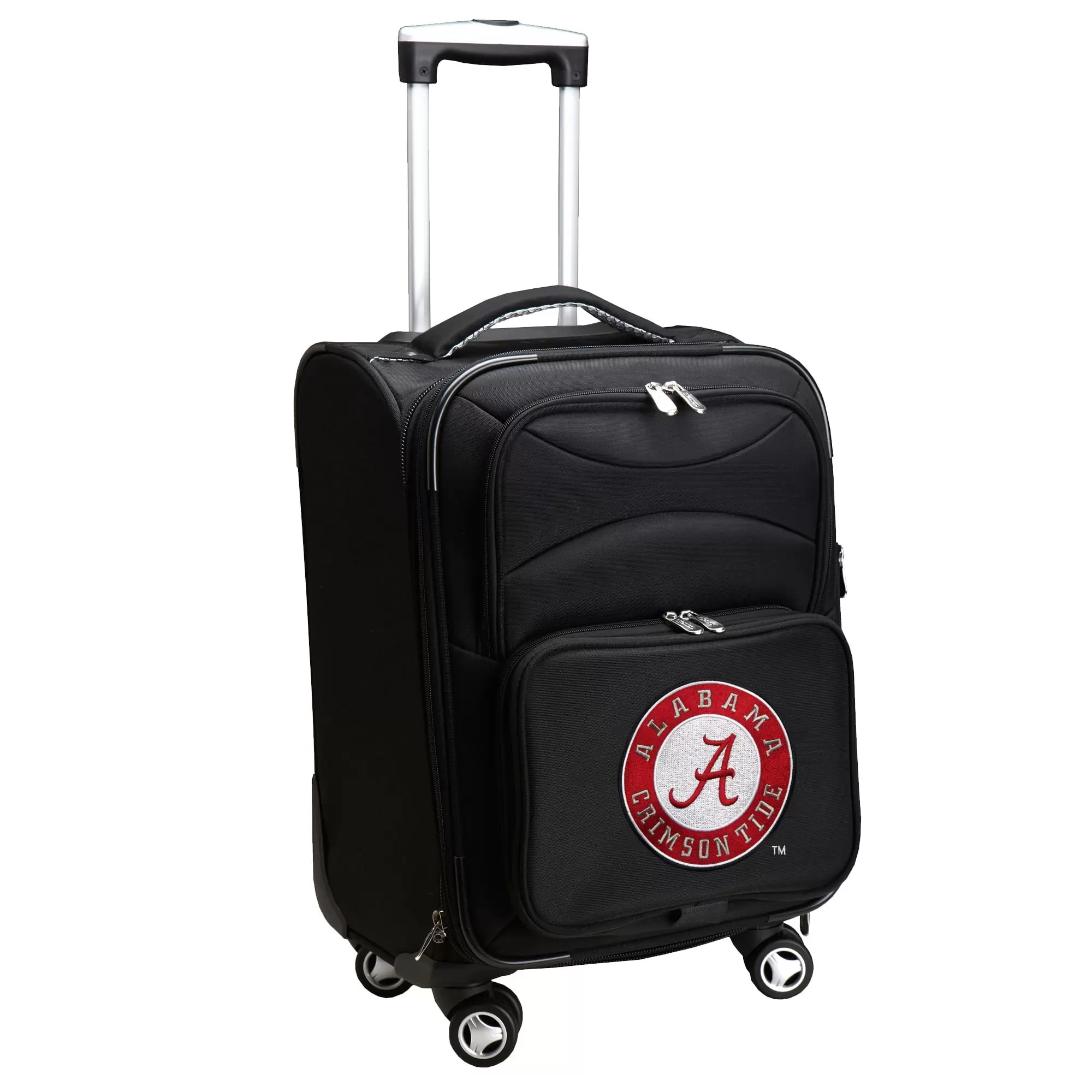 MOJO Black Alabama Crimson Tide 21 Softside Spinner Carry-On