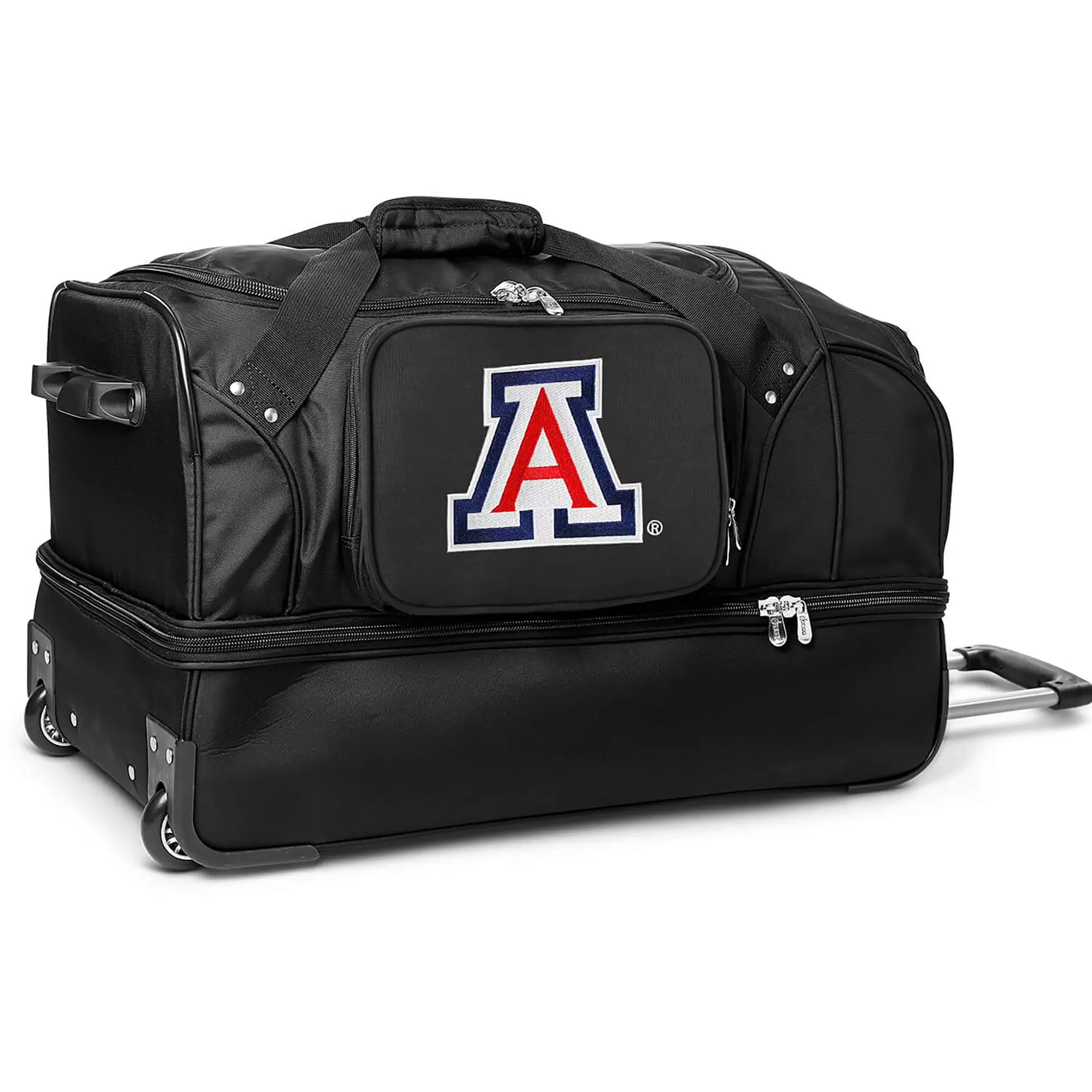 MOJO Black Arizona Wildcats 27'' Drop Bottom Wheeled Duffle Bag