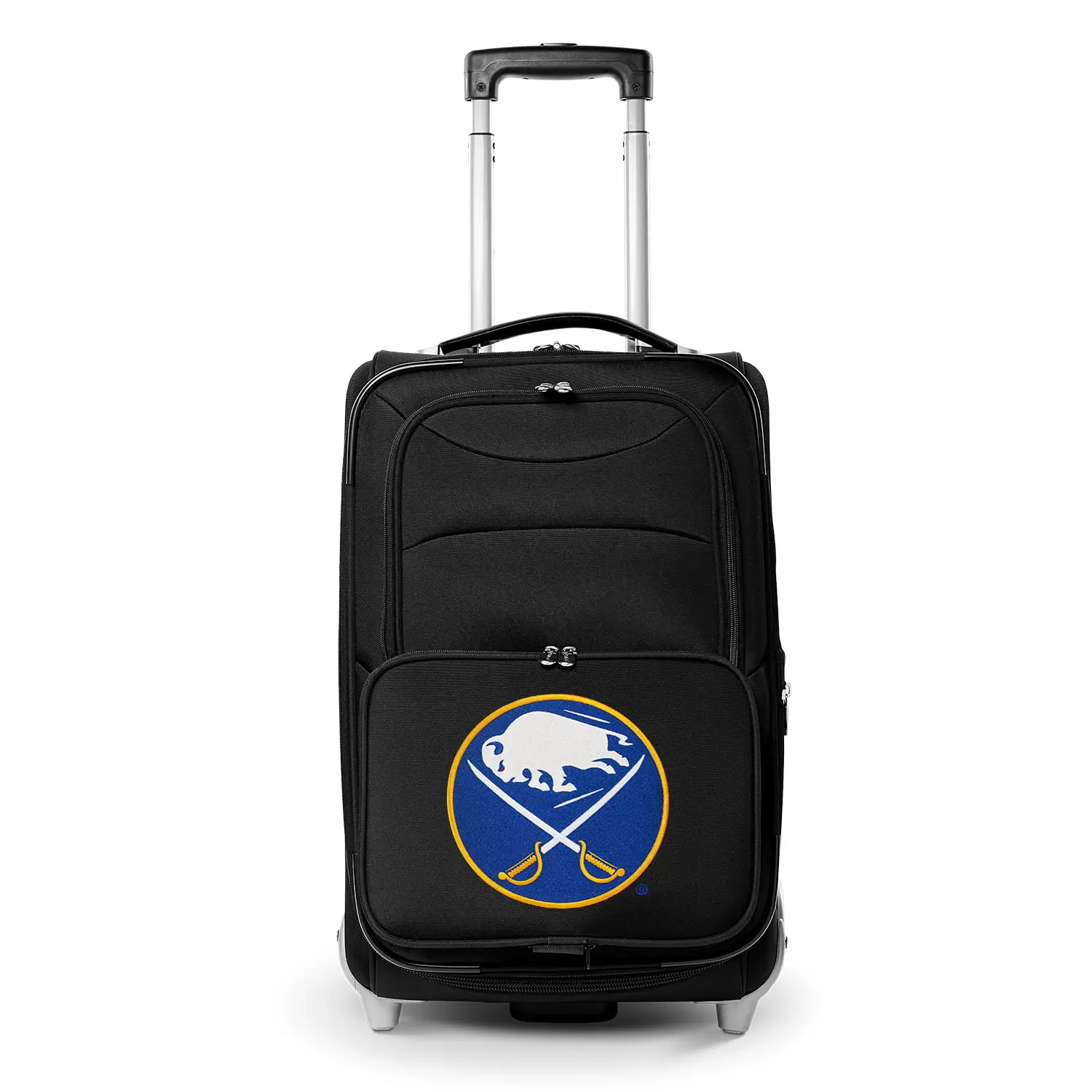 MOJO Black Buffalo Sabres 21 Softside Rolling Carry-On Suitcase