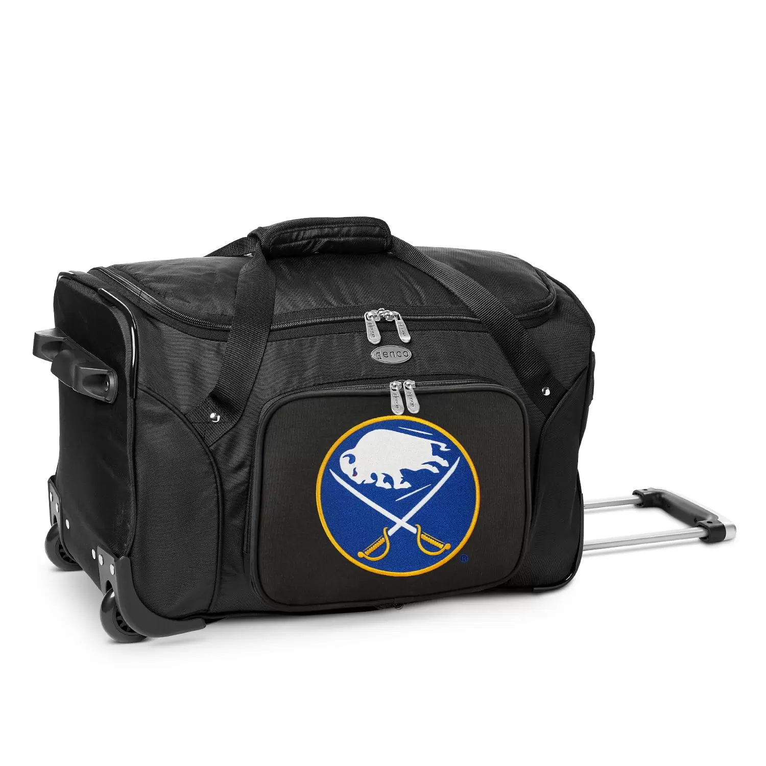 MOJO Black Buffalo Sabres 22 2-Wheeled Duffel Bag