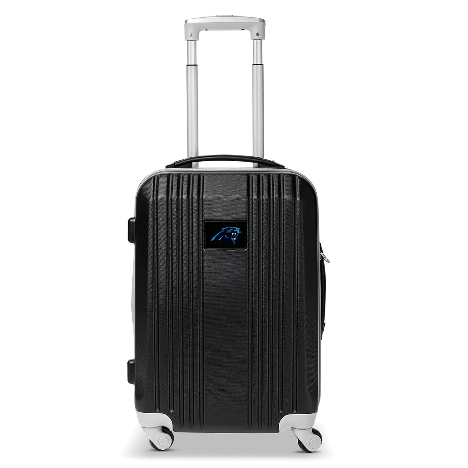 MOJO Black Carolina Panthers 21 Hardcase Two-Tone Spinner Carry-On