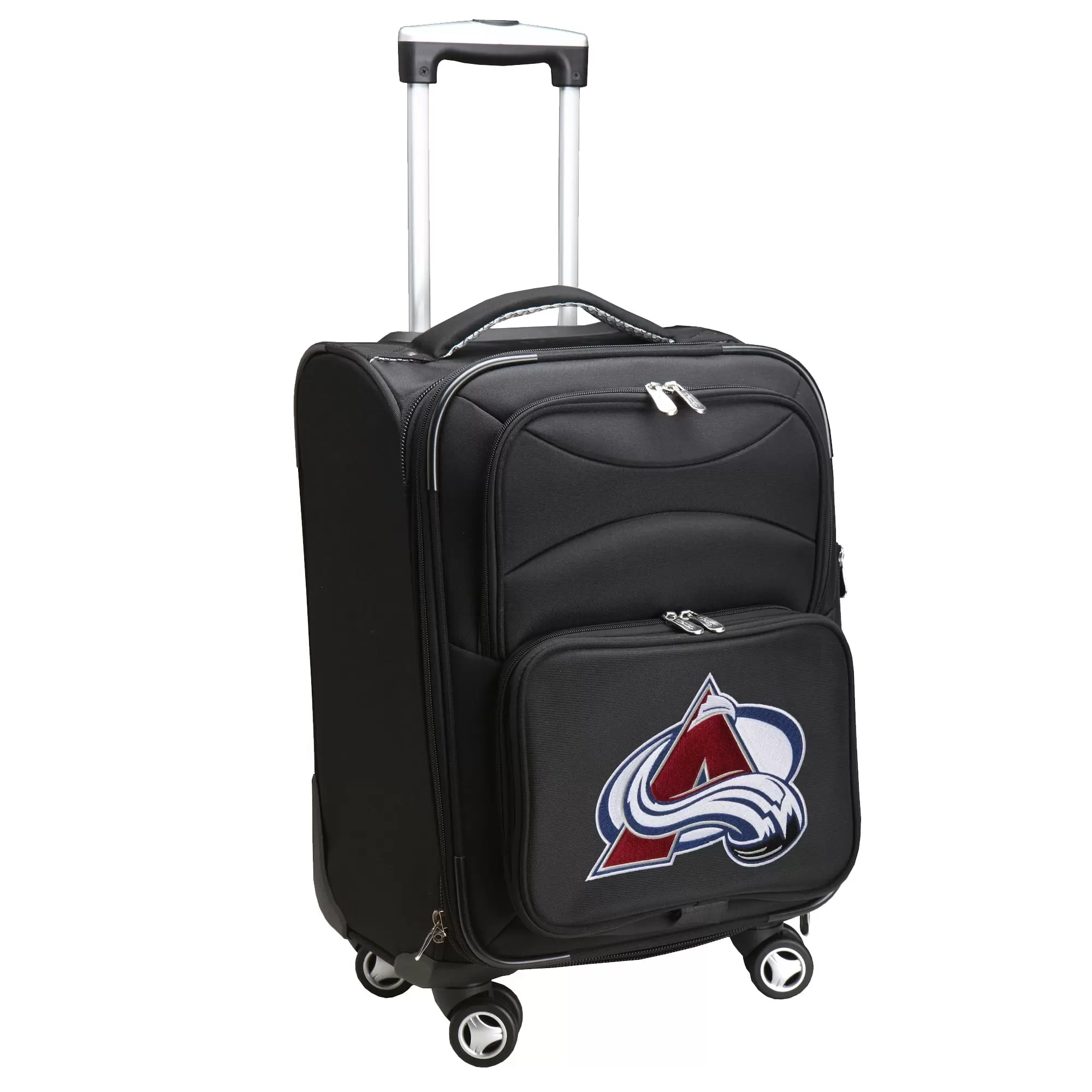 MOJO Black Colorado Avalanche 21 Softside Spinner Carry-On