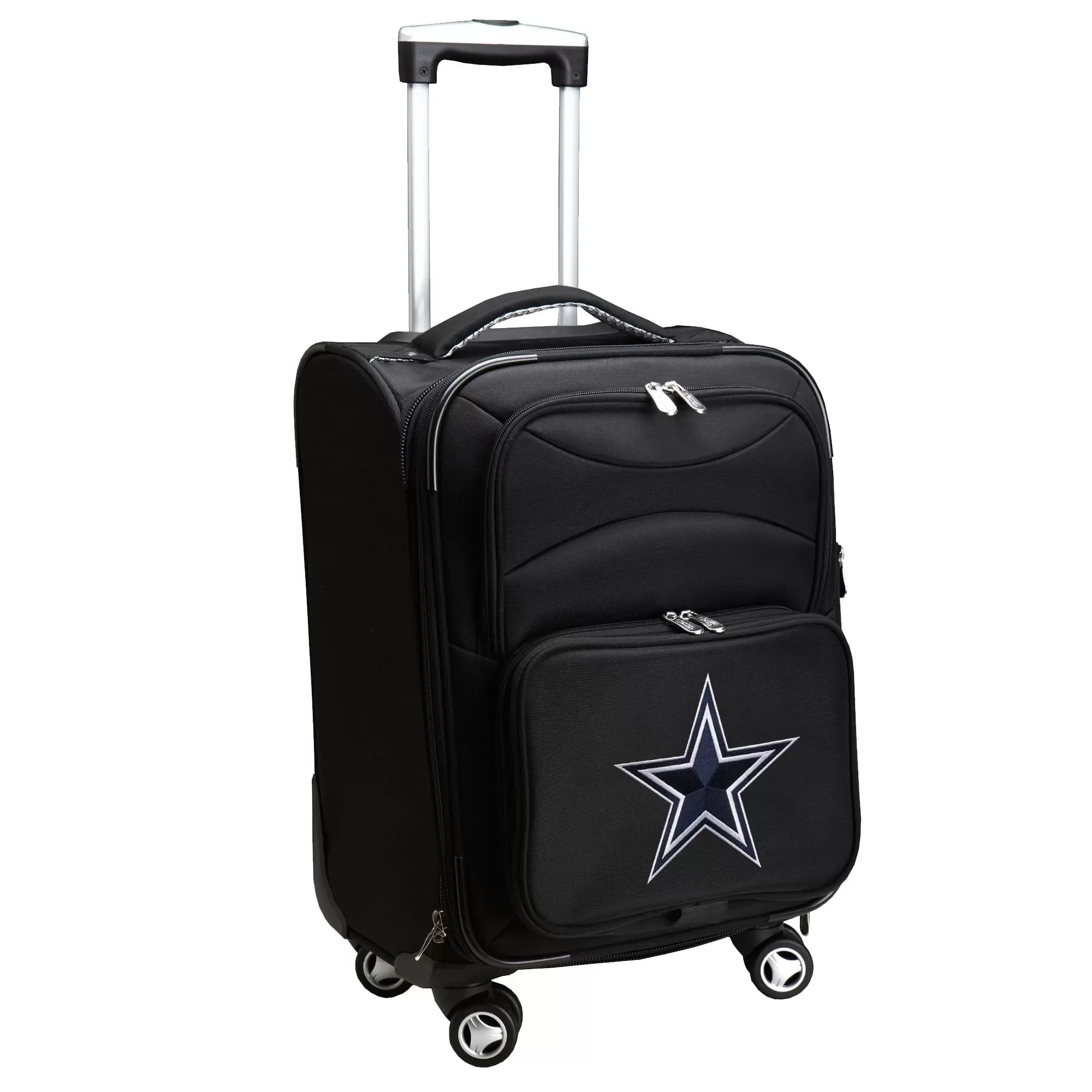 MOJO Black Dallas Cowboys 21 Softside Spinner Carry-On