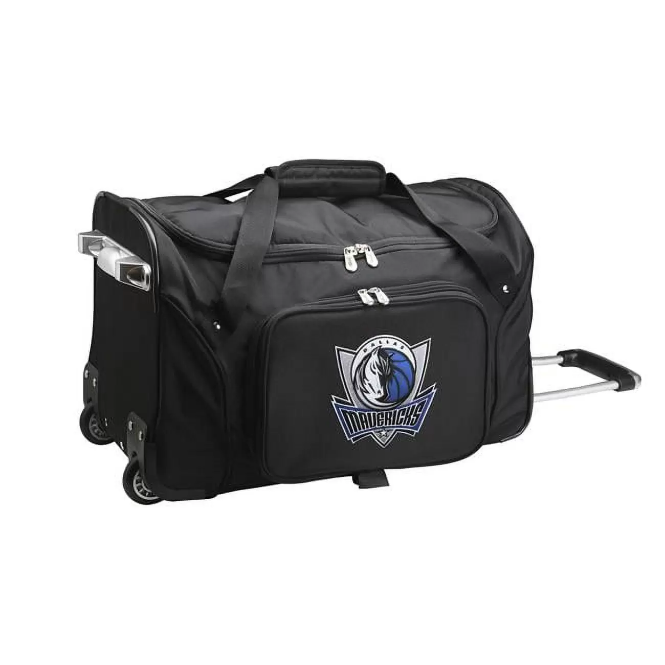 MOJO Black Dallas Mavericks 22 2-Wheeled Duffel Bag