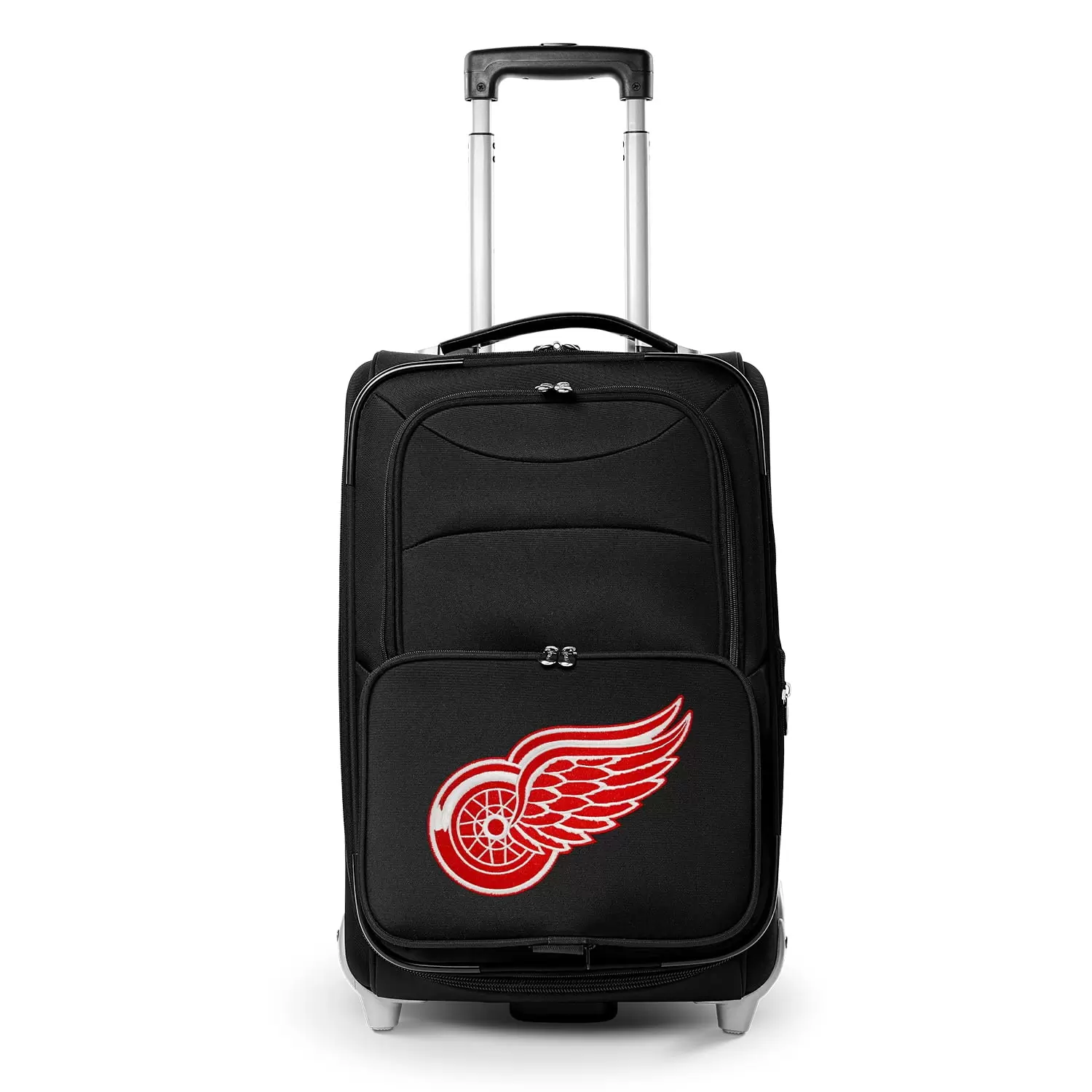 MOJO Black Detroit Red Wings 21 Softside Rolling Carry-On Suitcase