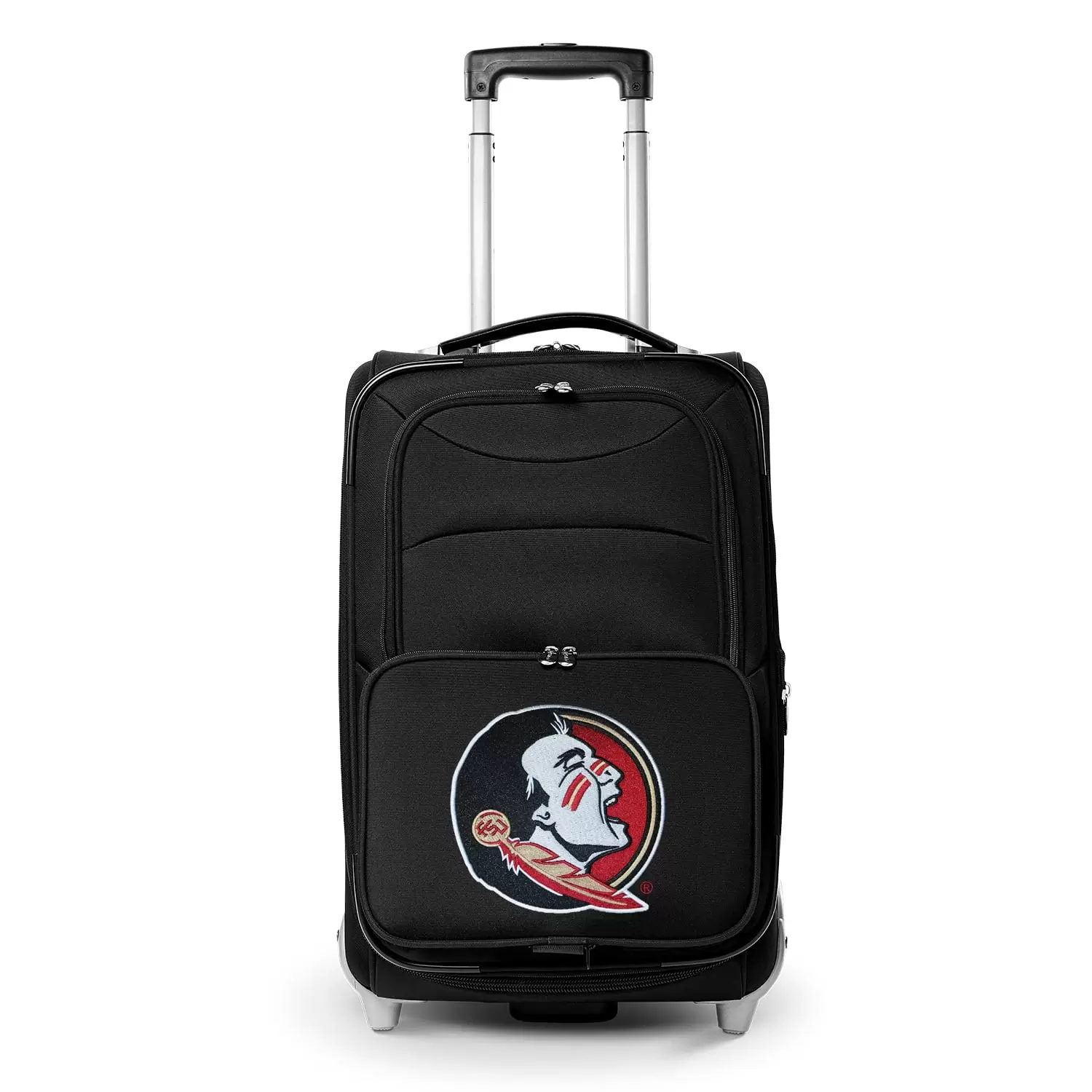 MOJO Black Florida State Seminoles 21 Softside Rolling Carry-On Suitcase