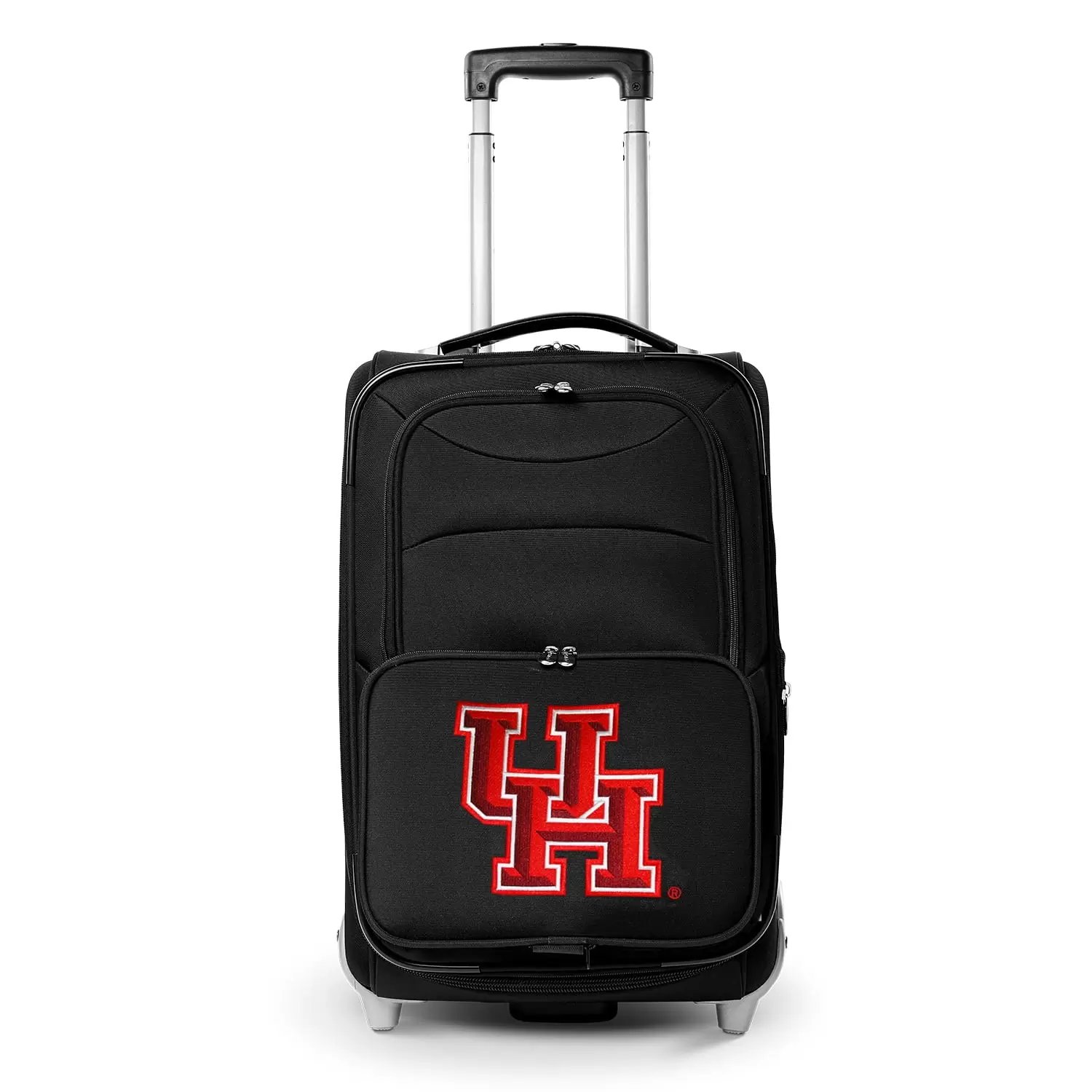 MOJO Black Houston Cougars 21 Softside Rolling Carry-On Suitcase