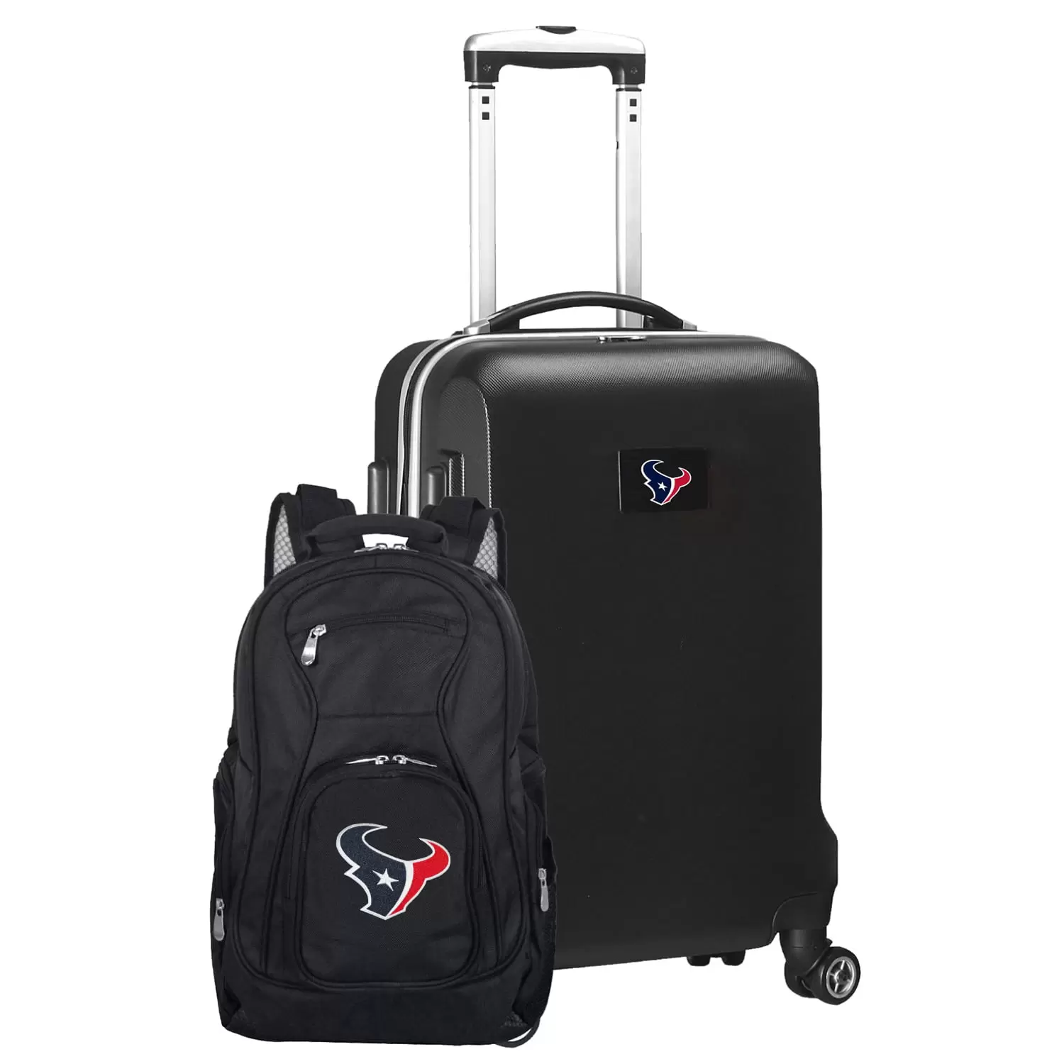 MOJO Black Houston Texans 2-Piece Backpack & Carry-On Set