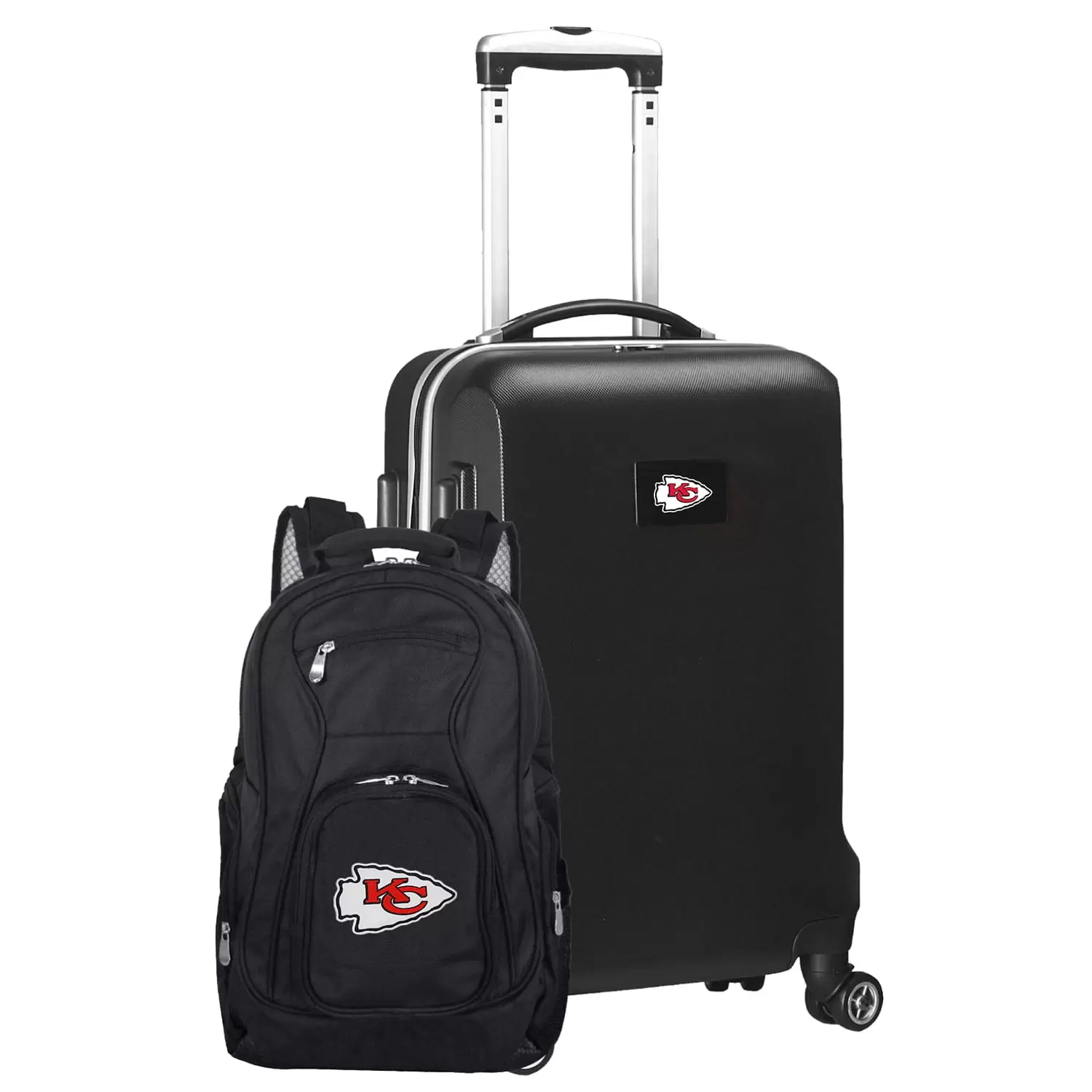 MOJO Black Kansas City Chiefs 2-Piece Backpack & Carry-On Set