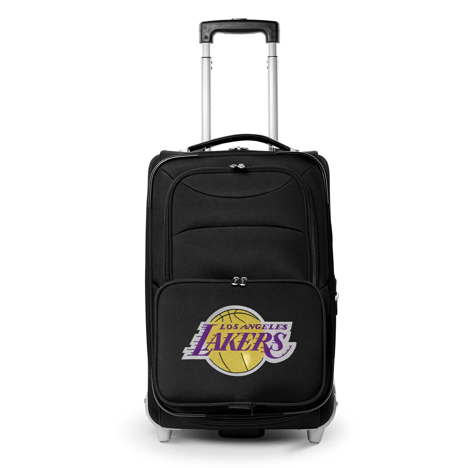 MOJO Black Los Angeles Lakers 21 Softside Rolling Carry-On Suitcase