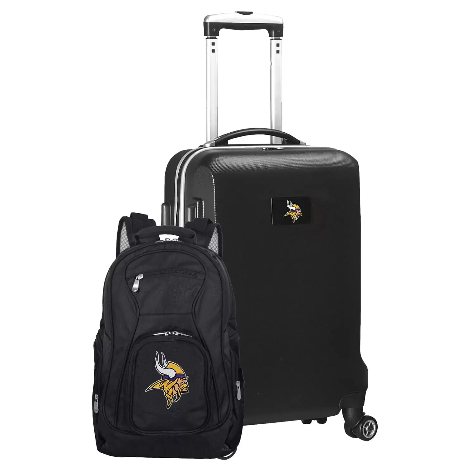 MOJO Black Minnesota Vikings 2-Piece Backpack & Carry-On Set