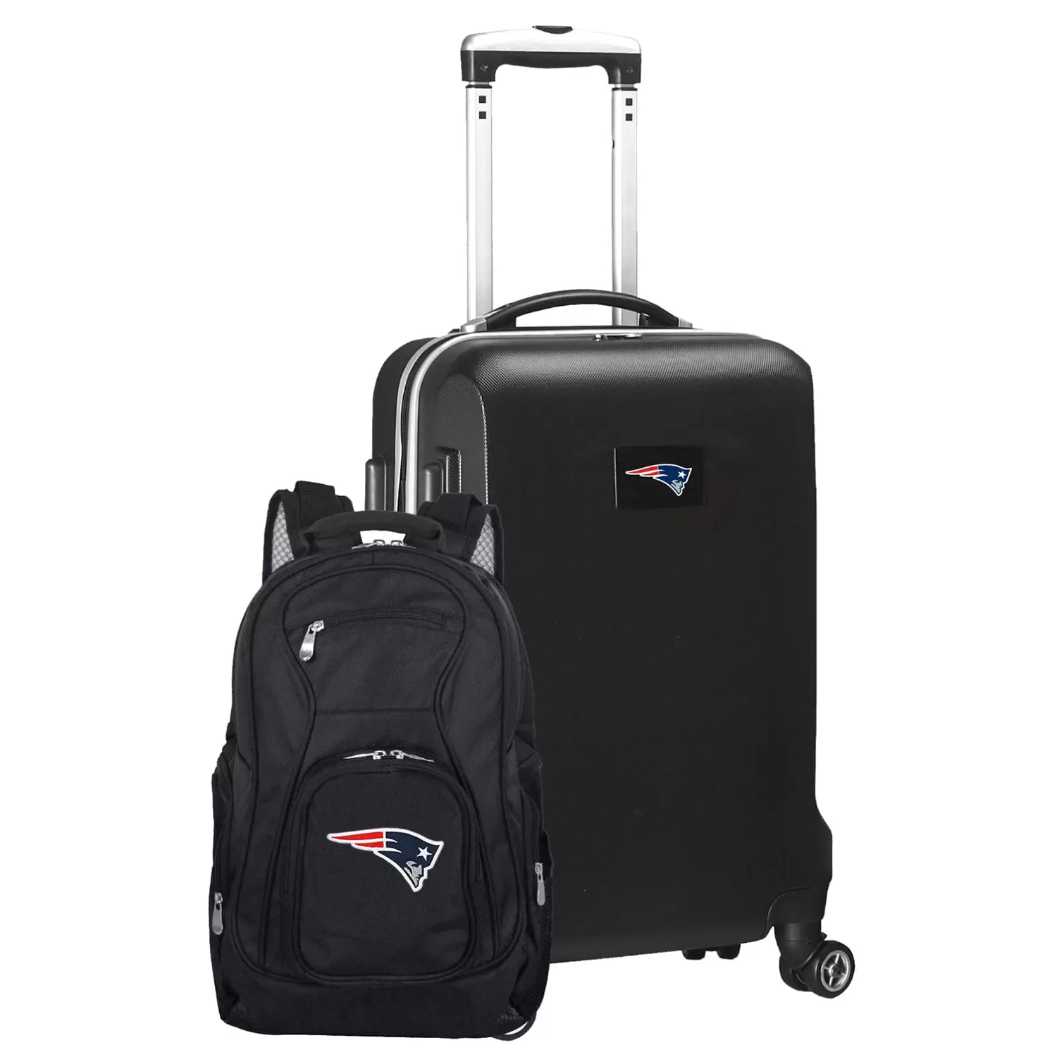 MOJO Black New England Patriots 2-Piece Backpack & Carry-On Set